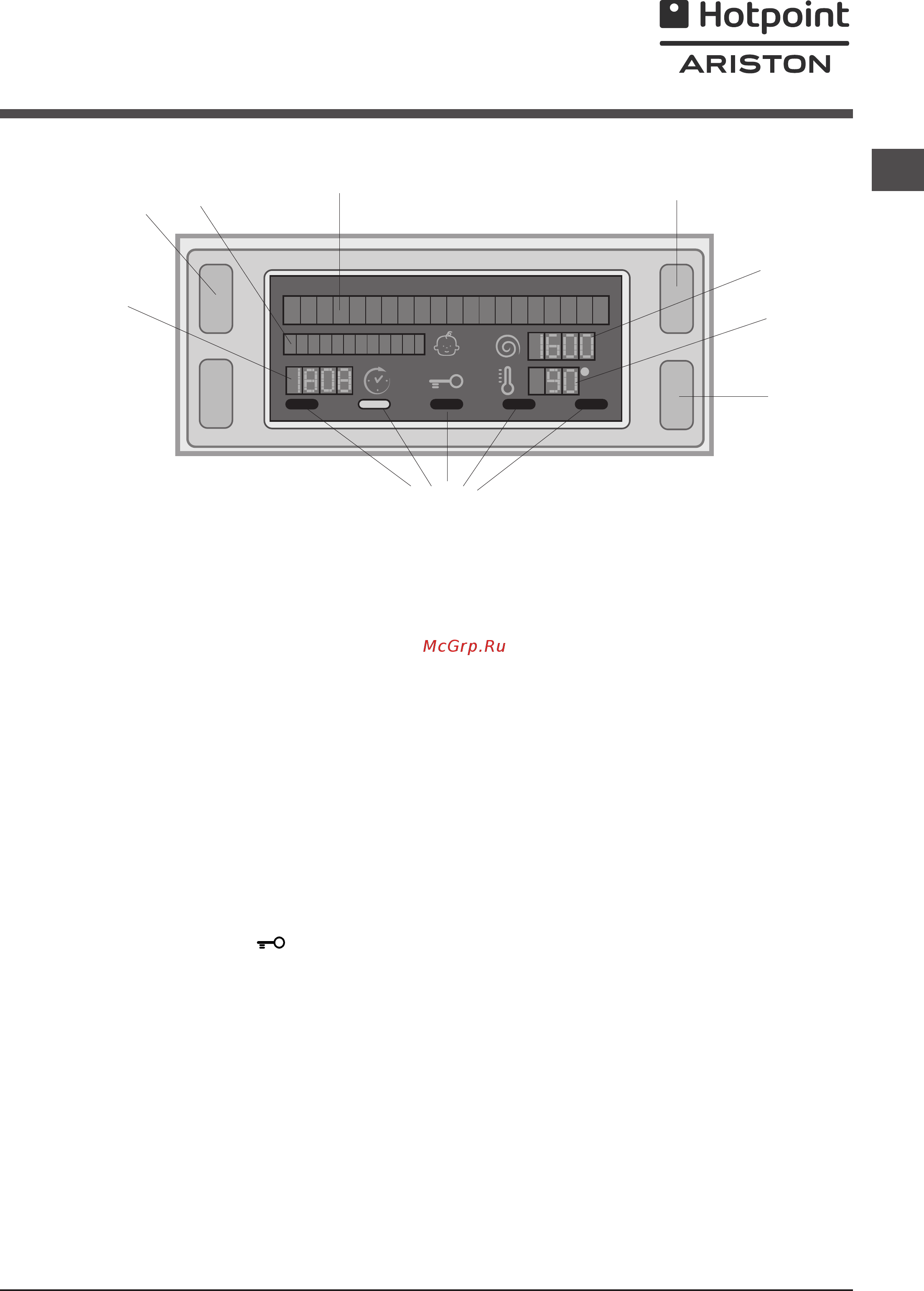 Hotpoint-Ariston mvdf 9614 sx [7/24] Дисплей