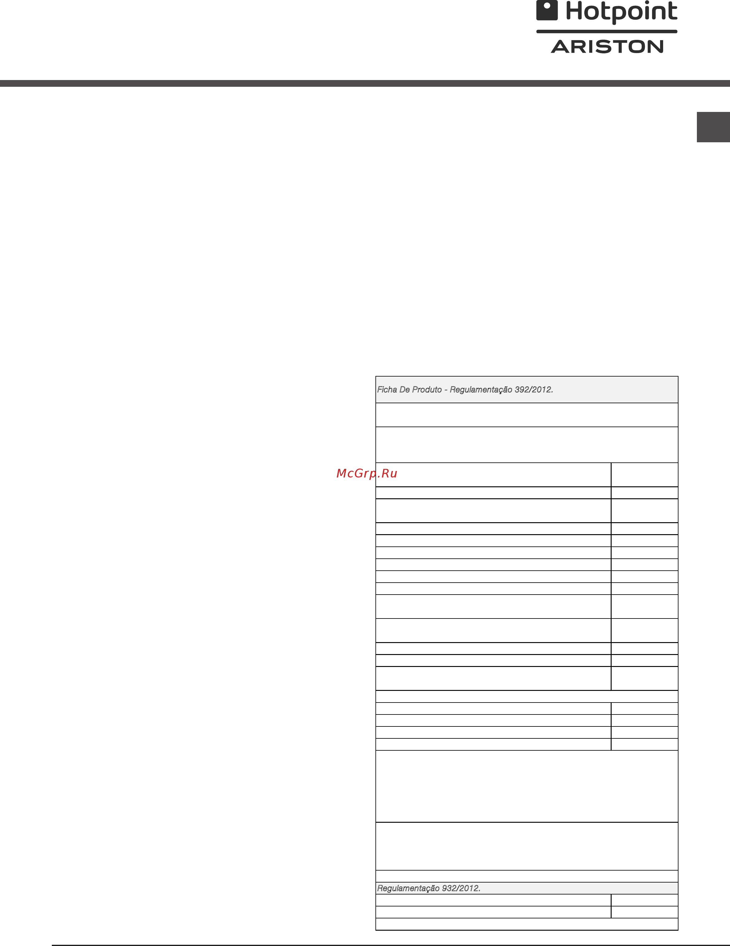 Hotpoint-Ariston tcs 73b gp (eu) [35/80] Instalação