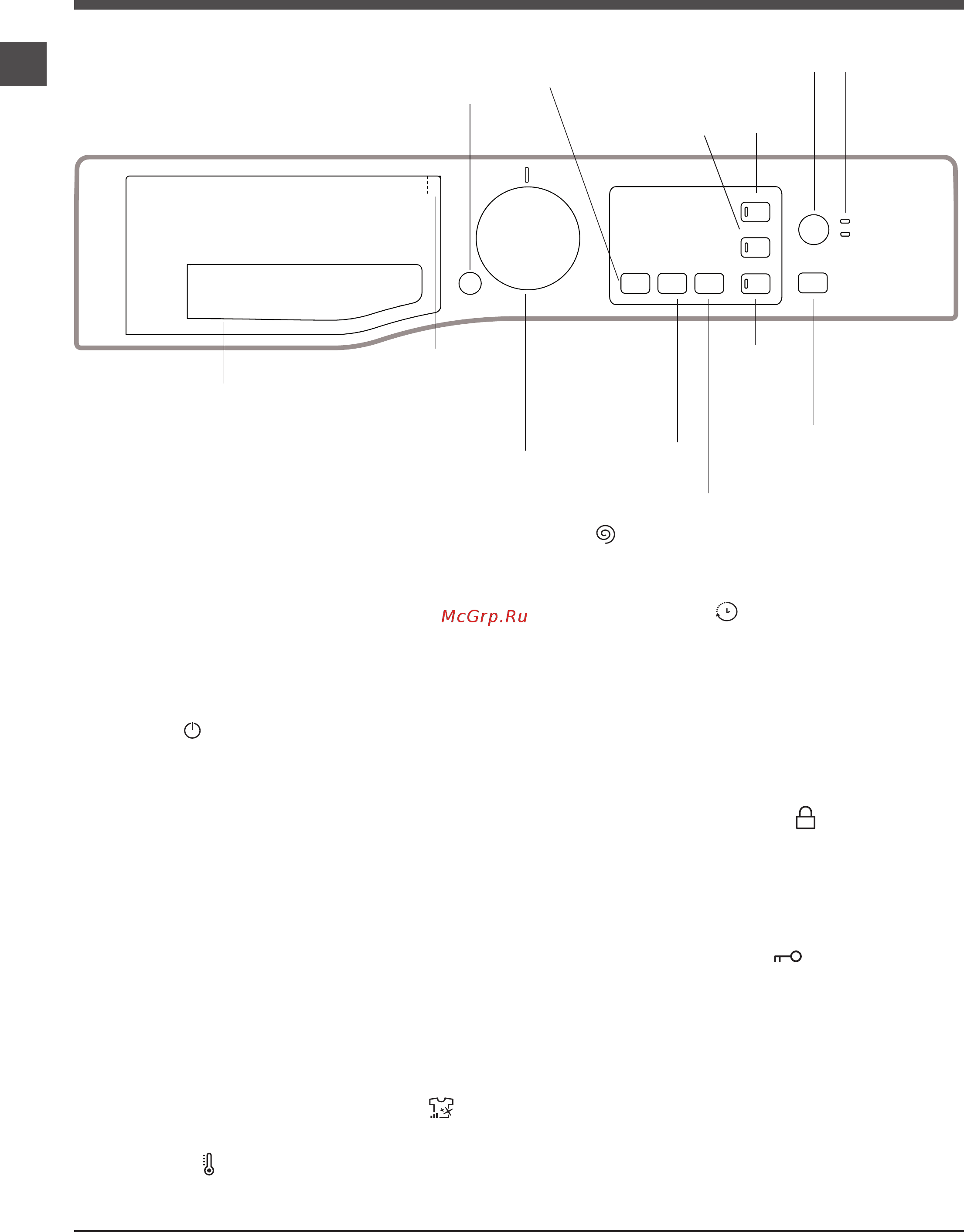 Hotpoint-Ariston rst 602 x [16/24] Кір жуғыш машина сипаттамасы
