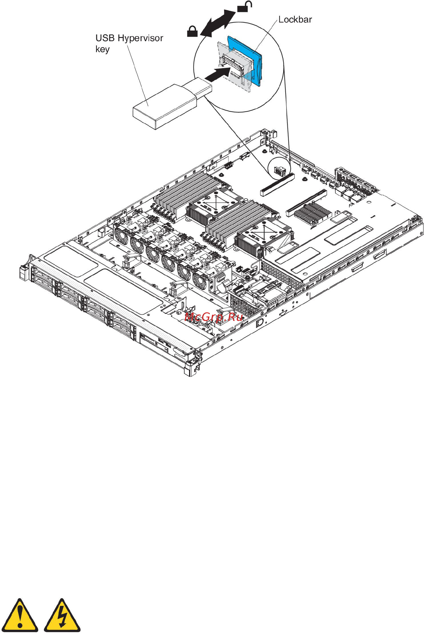 IBM system x3530 m4 (7160k2g, 90y8826 х4, 49y3760, 00d4413) [336/402] Removing a hot swap power supply