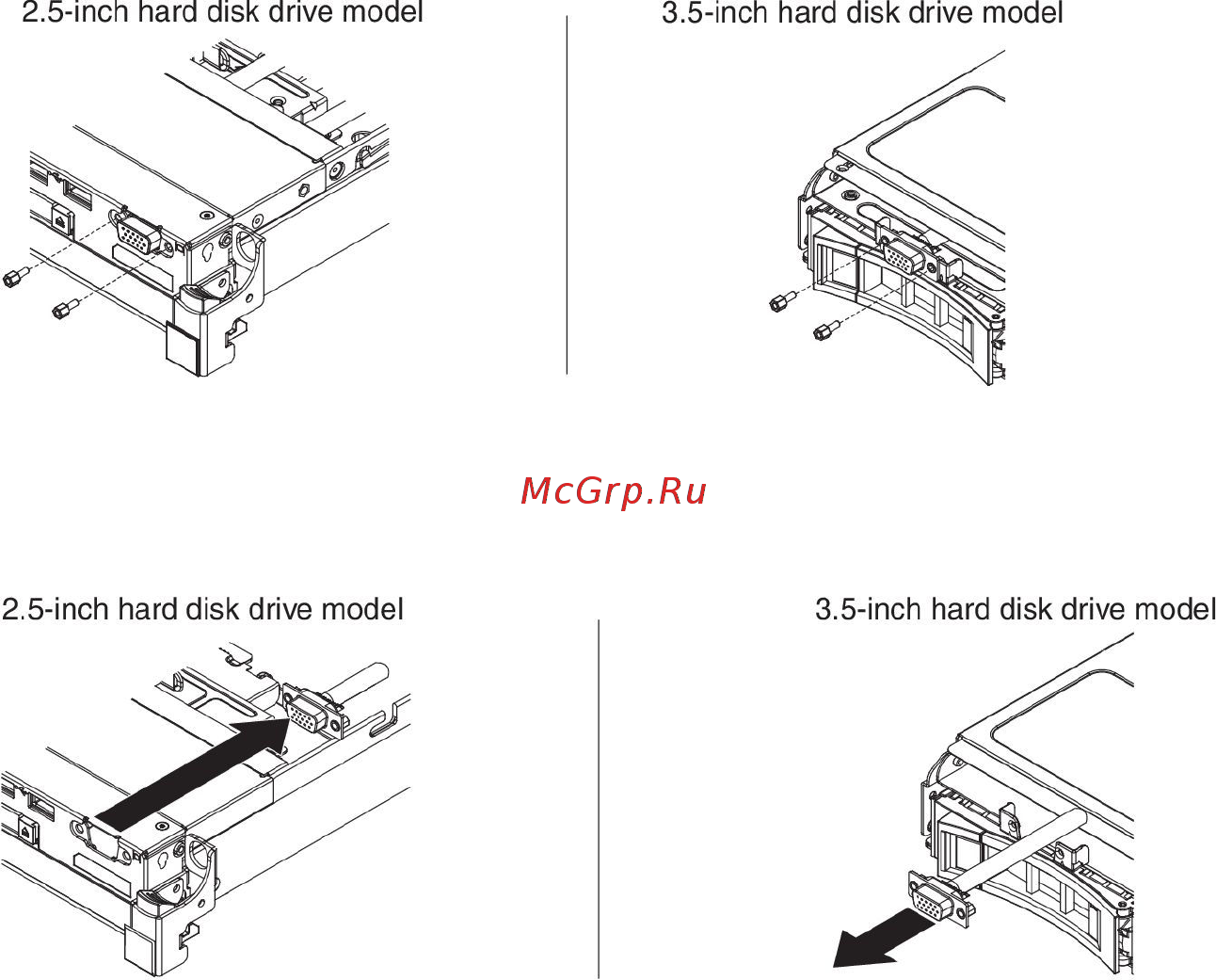 IBM system x3530 m4 (7160k2g, 90y8826 х4, 49y3760, 00d4413) [355/402] Removing the front video connector