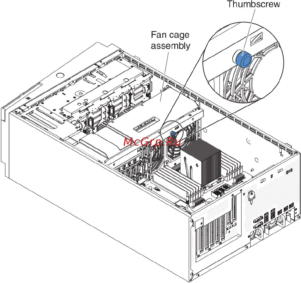 IBM x3500 m4, 7383e5g [130/170] Replacing the air baffle
