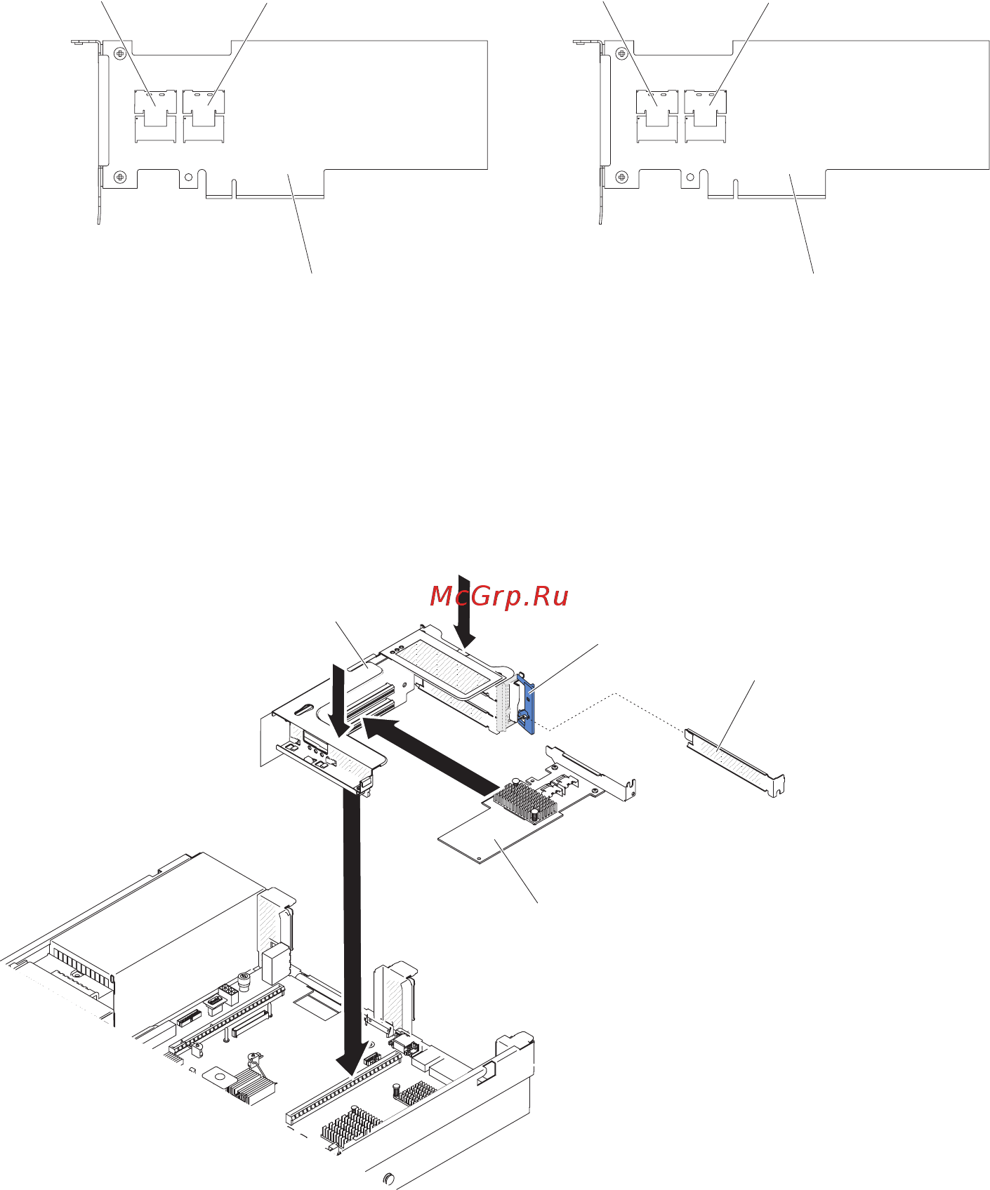 IBM x3650 m4, 7915e3g [105/192] Route the cables underneath the cable retention