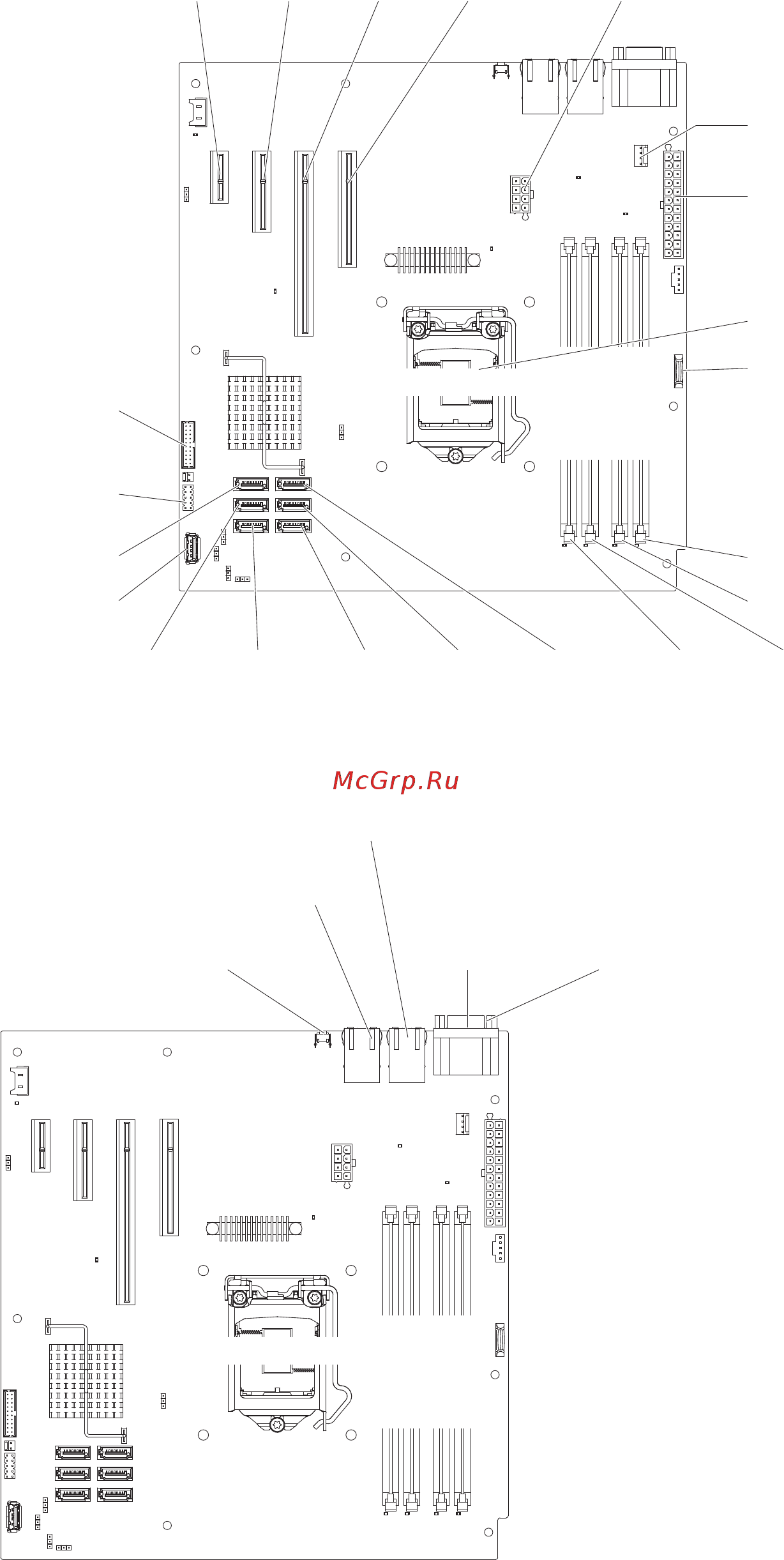 IBM x3100 m4, 2582kag [37/108] System board internal connectors
