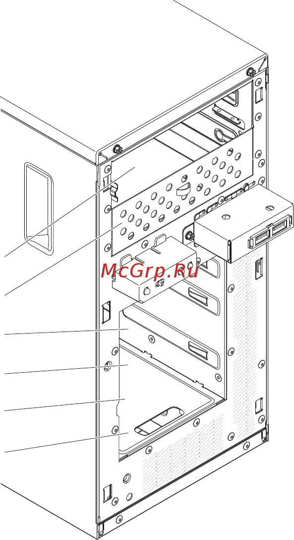 IBM x3100 m4, 2582kag [51/108] Installing a dvd drive