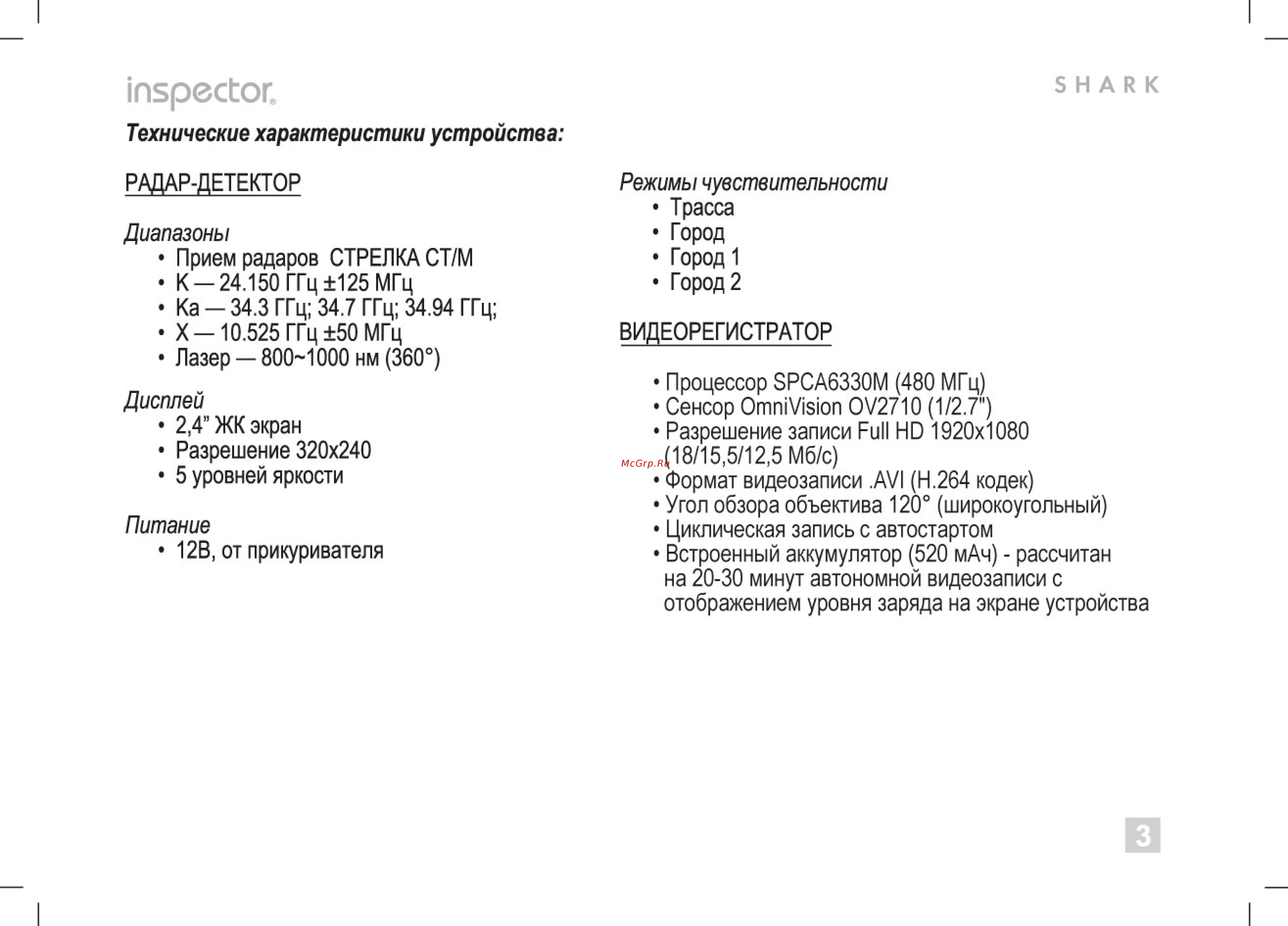 Inspector shark lite [3/16] Inspector