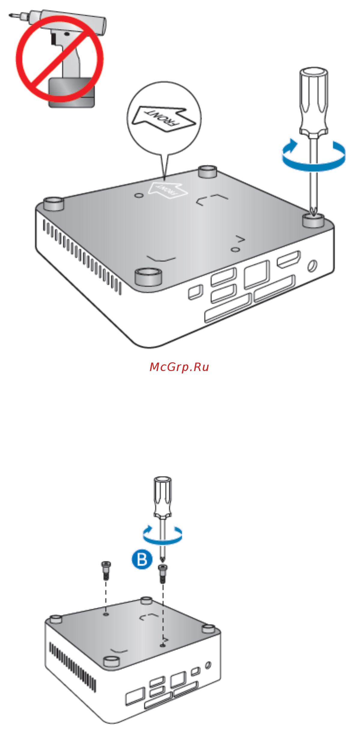 Intel nuc, nuc6i3syk [6/9] Attach and use the vesa bracket optional