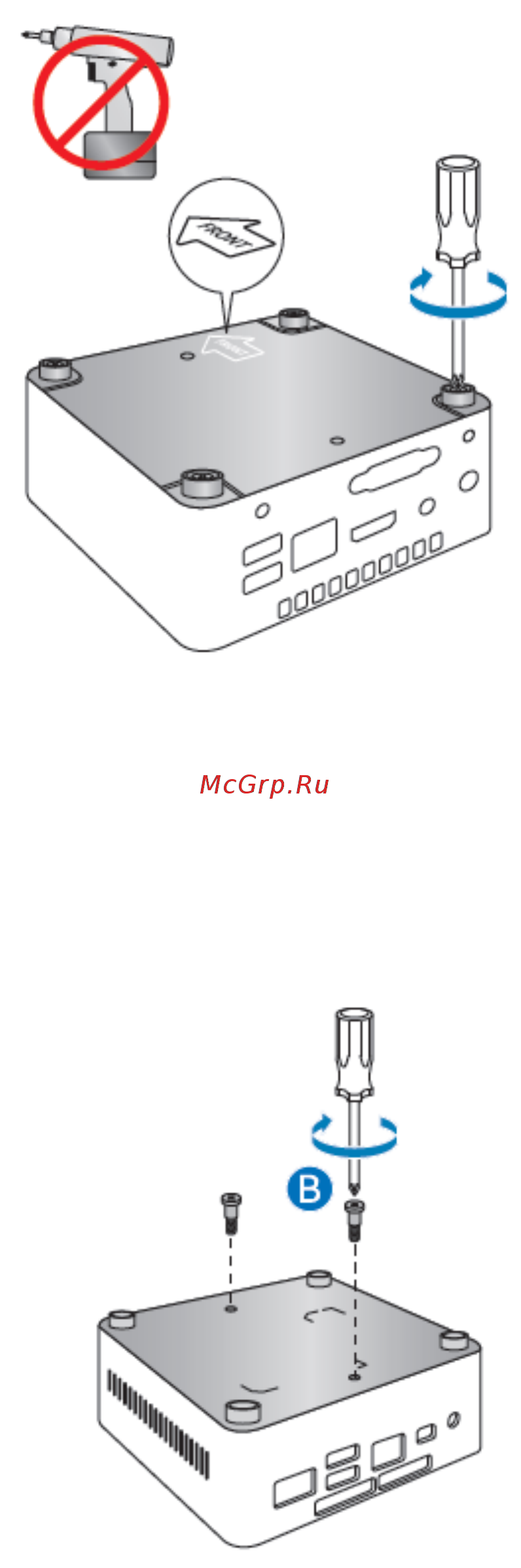 Intel nuc, nuc5cpyh [6/8] Attach and use the vesa bracket optional