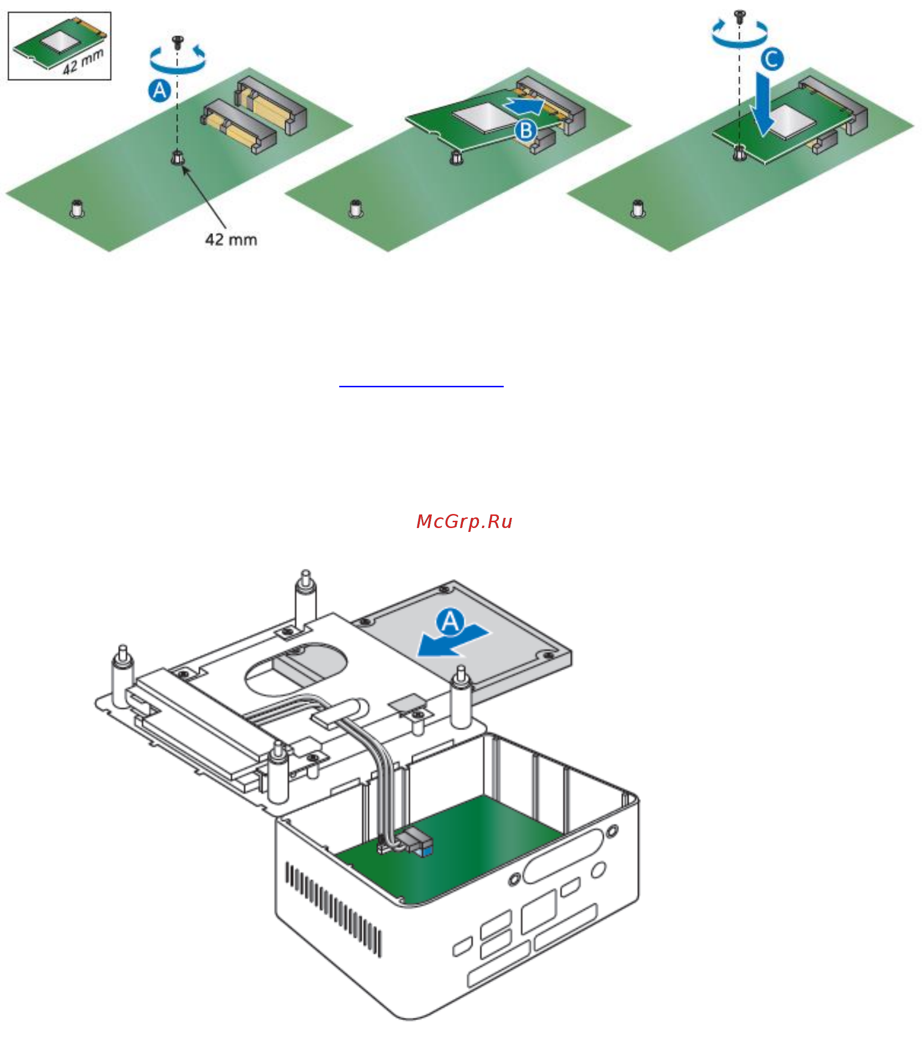 Intel nuc, nuc5i3myhe [8/12] Install a 2 ssd or hard drive