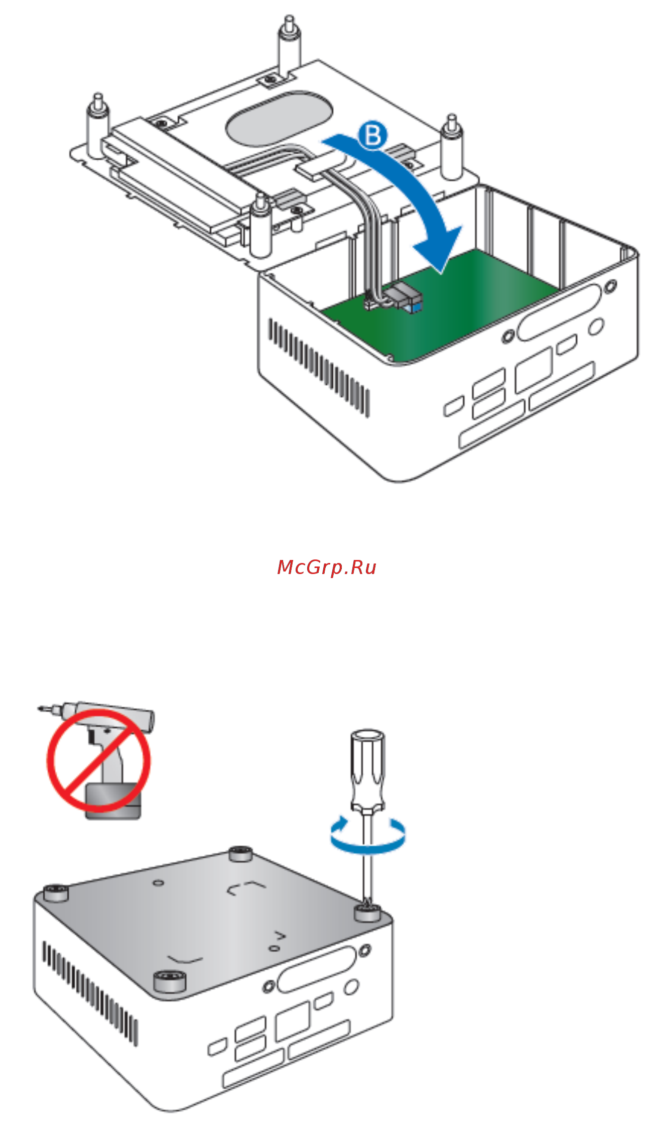 Intel nuc, nuc5i3myhe [9/12] Close the chassis