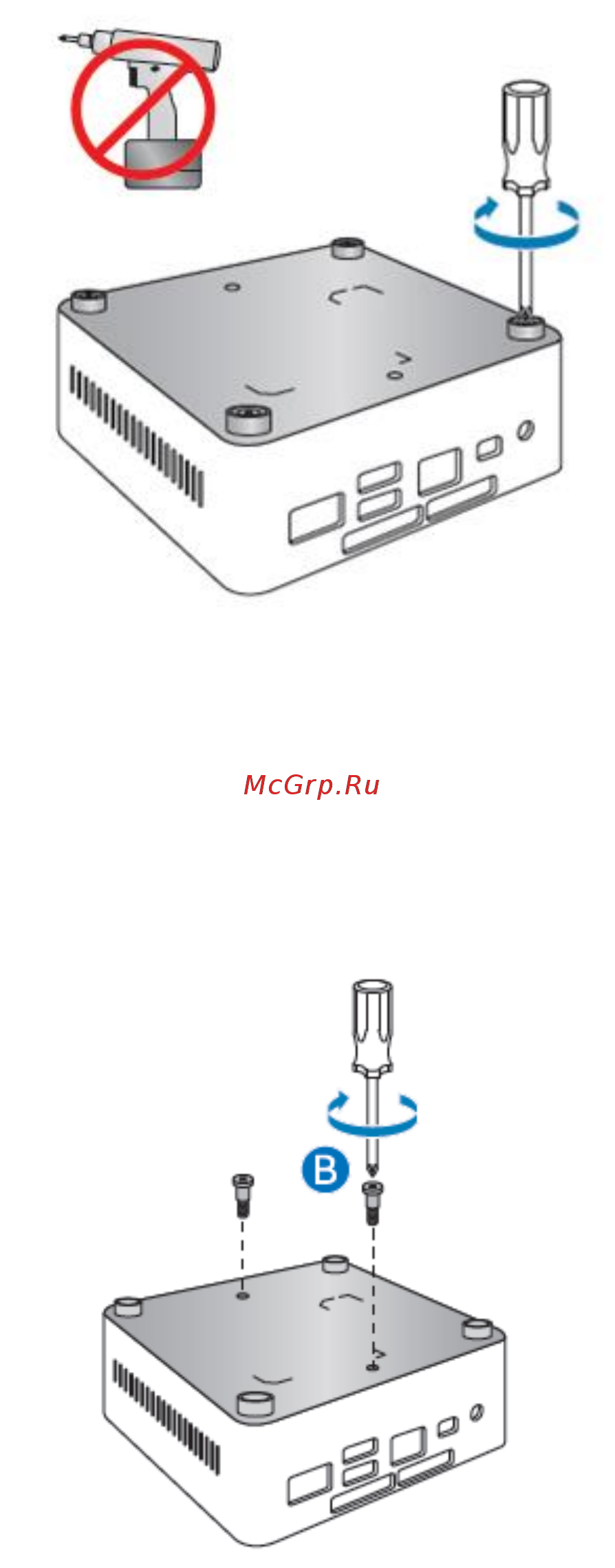 Intel nuc, nuc5i3ryh [7/9] Attach and use the vesa bracket optional