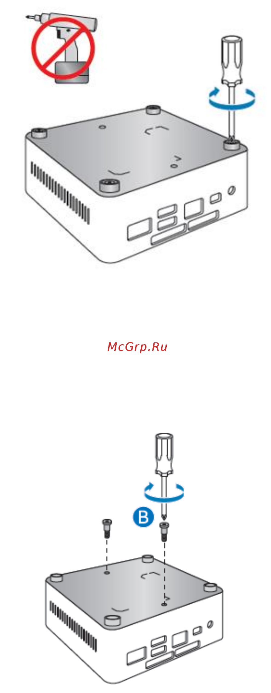 Intel nuc, nuc5i5ryk [6/8] Attach and use the vesa bracket optional