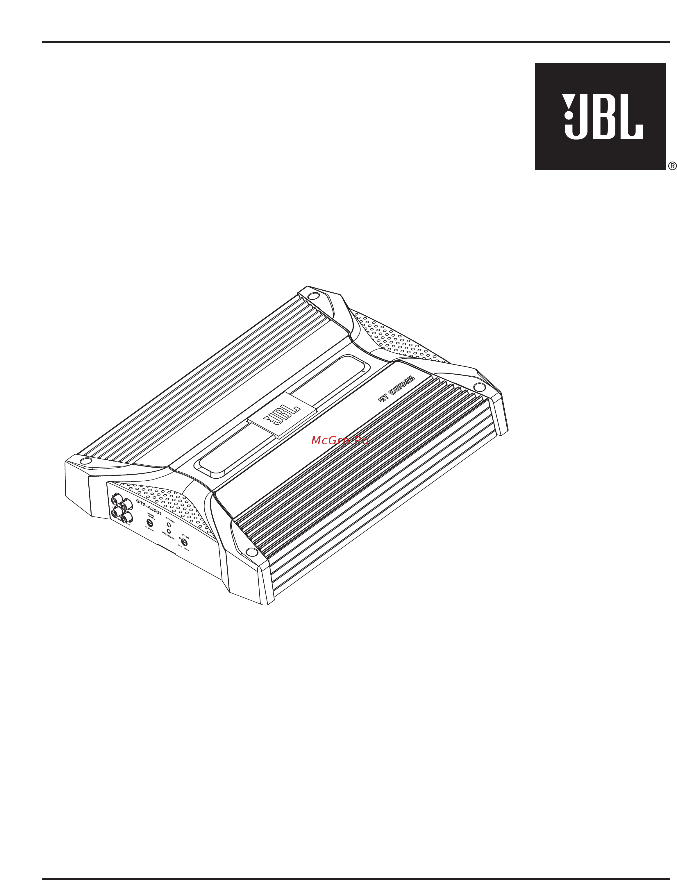 JBL gt5-a3001e Инструкция по эксплуатации онлайн