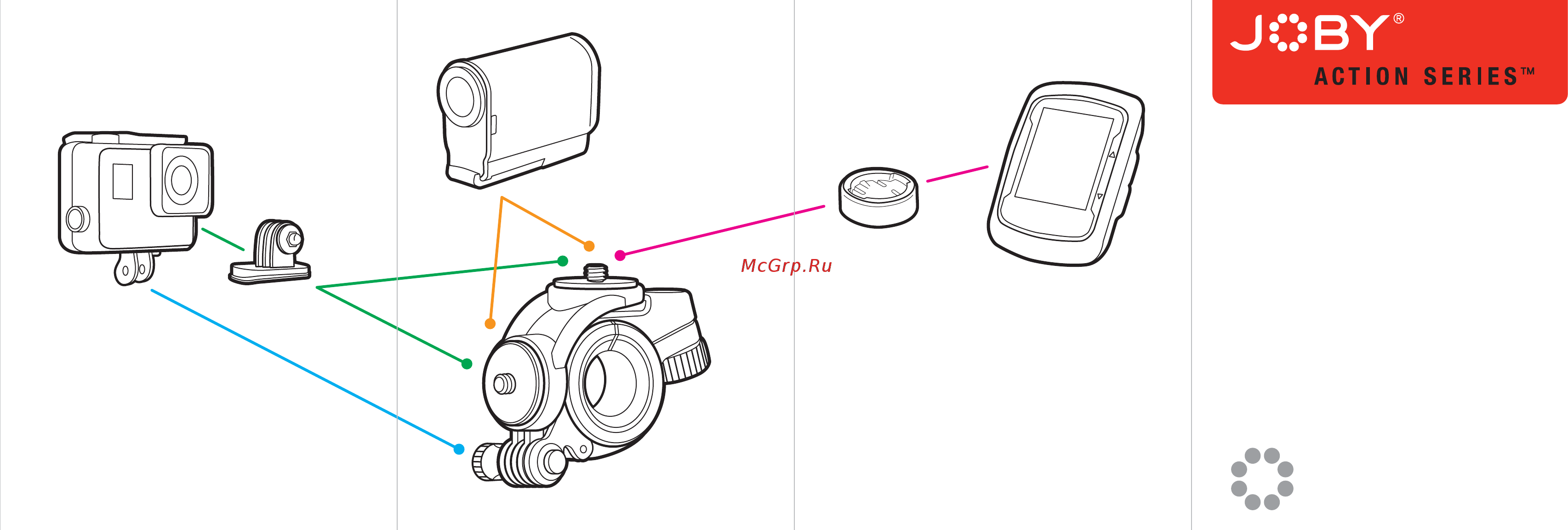 Joby action bike mount [2/2] Action bike moun
