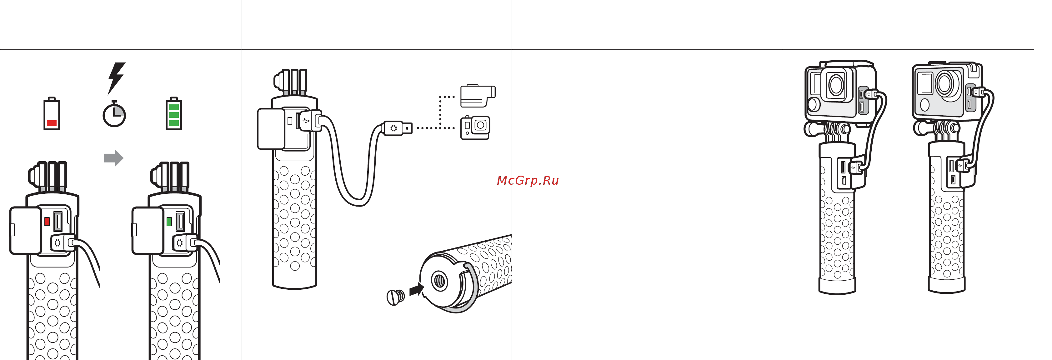 Joby action battery grip [3/4] Charging