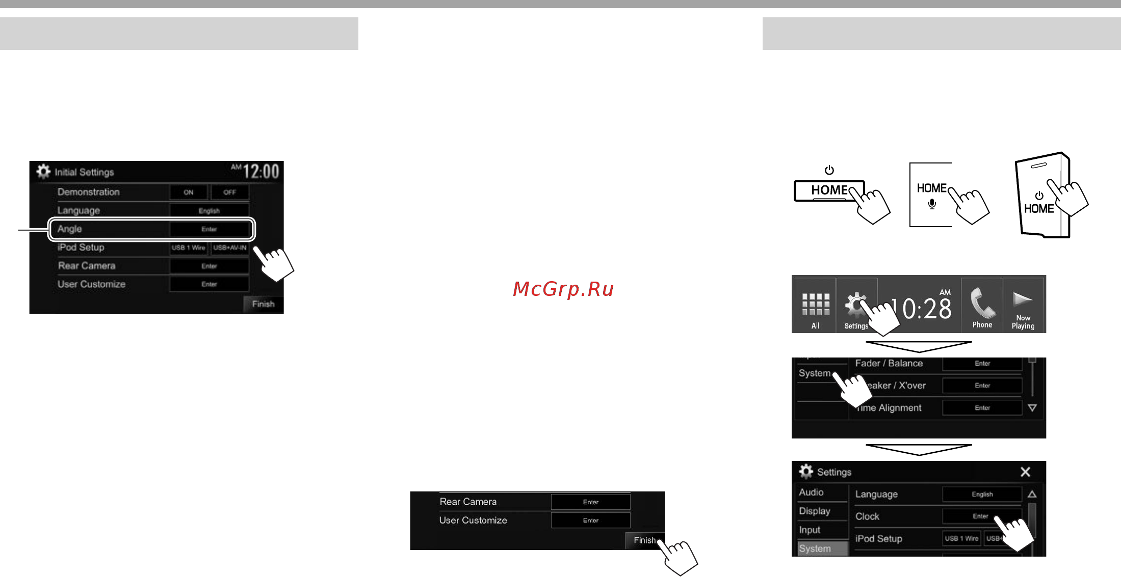 JVC kw-v420bt [4/76] Clock settings