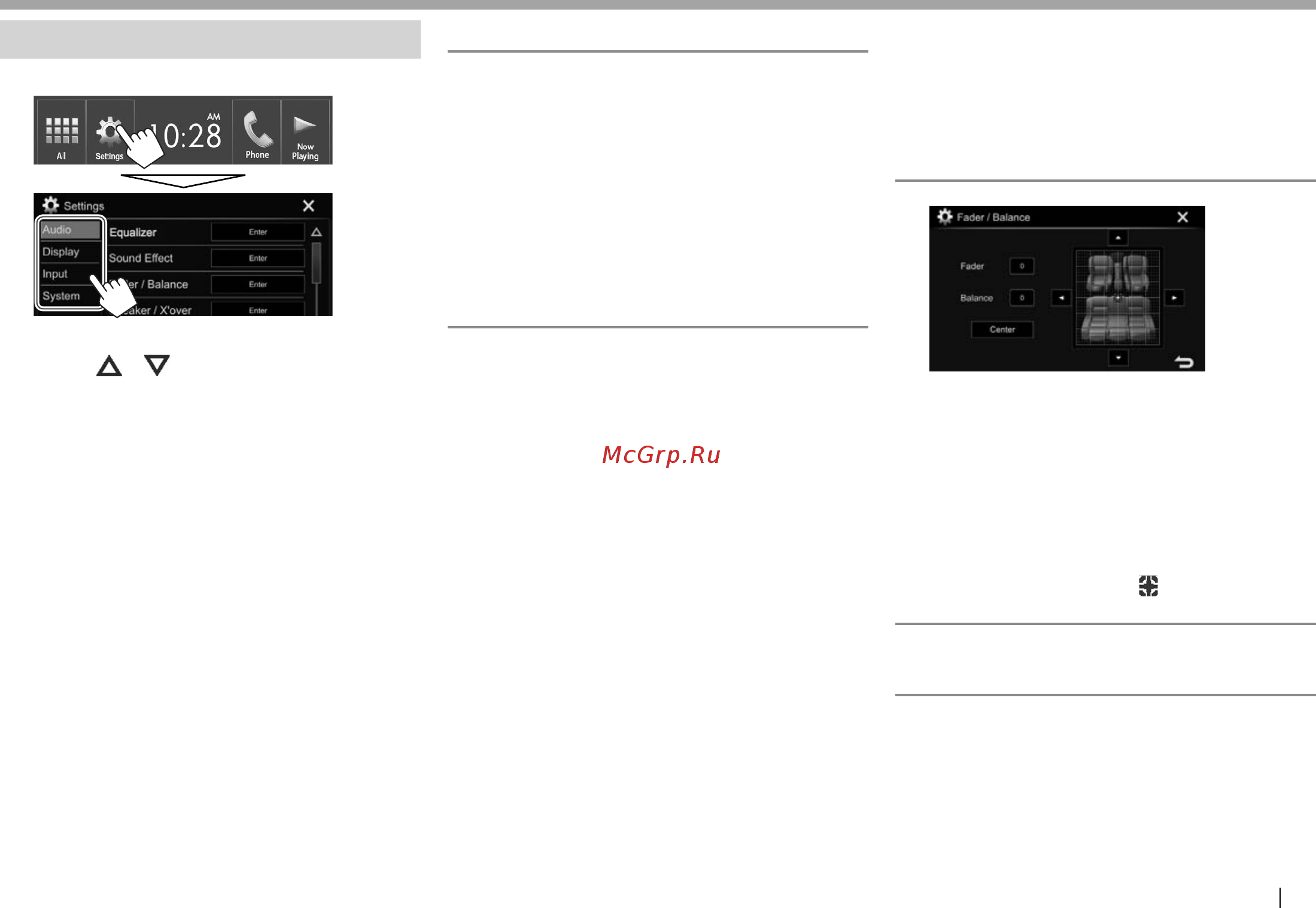 JVC kw-v220bt [55/76] Settings settings