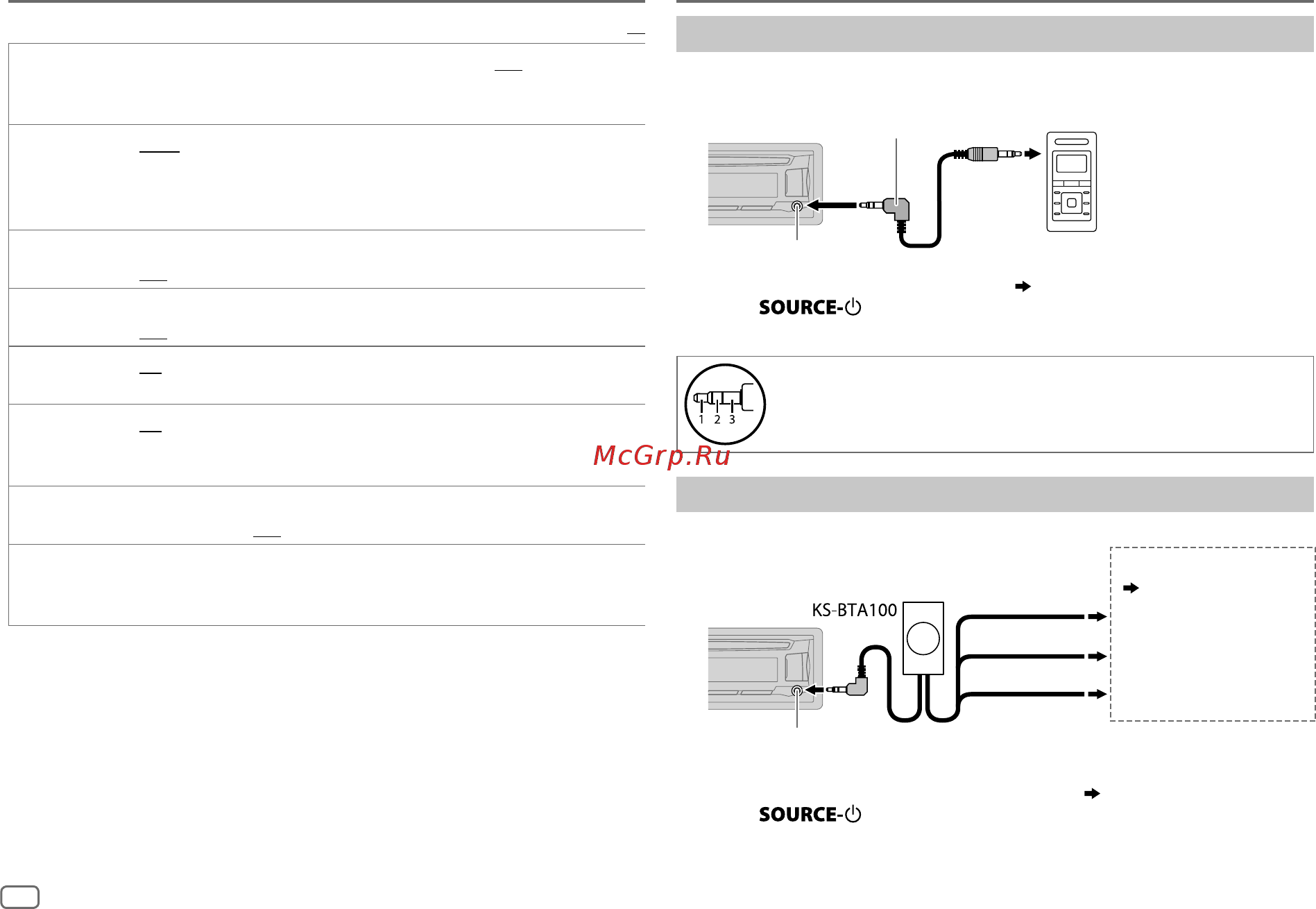 JVC kd-r571e [10/68] Use a bluetooth device 1