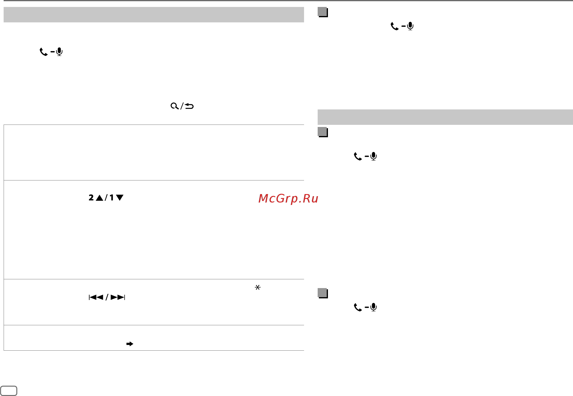 JVC KD-X33MBT 4x22Вт [16/112] Bluetooth