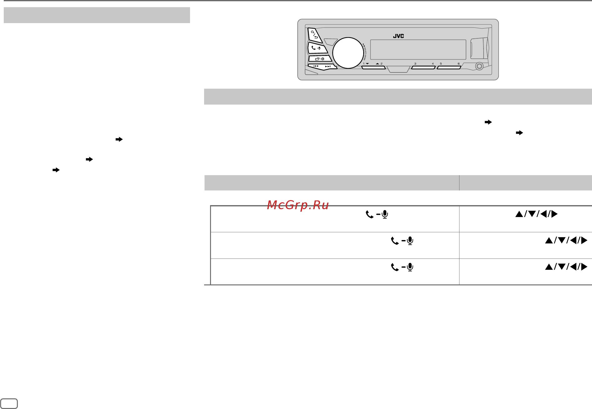 JVC KD-X33MBT 4x22Вт [40/112] Bluetooth