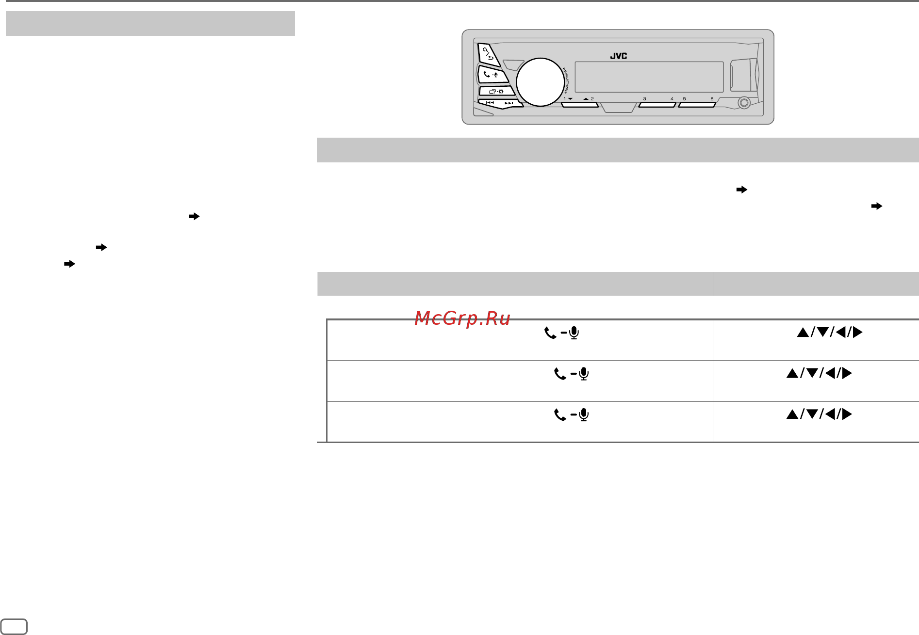 JVC KD-X33MBT 4x22Вт [66/112] Bluetooth