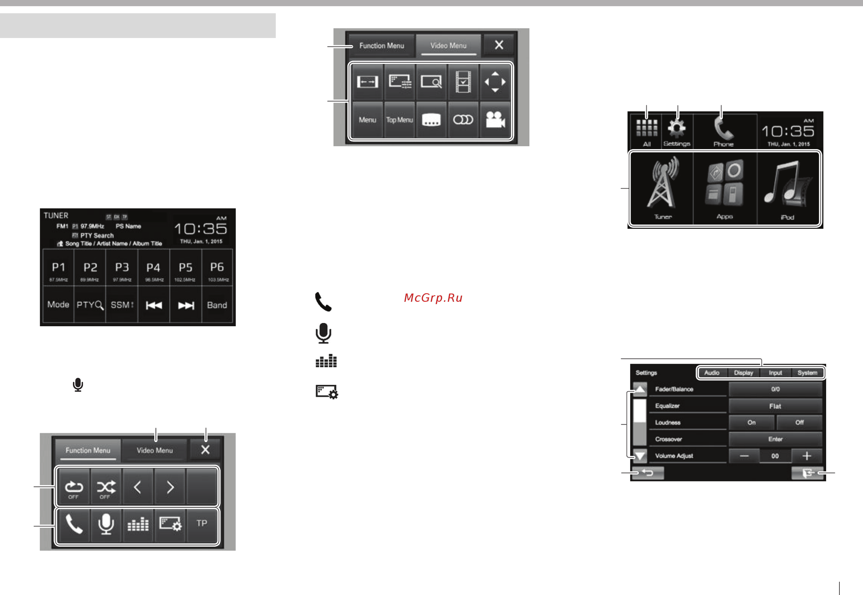 JVC kw-v31btee [7/72] Common screen operations
