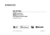 Kenwood kdc-bt500u Инструкция по эксплуатации