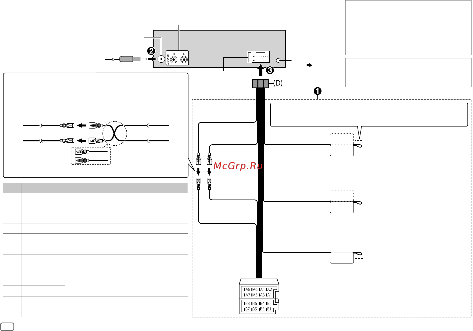 Kenwood kdc-bt500u [26/76] Wiring connection