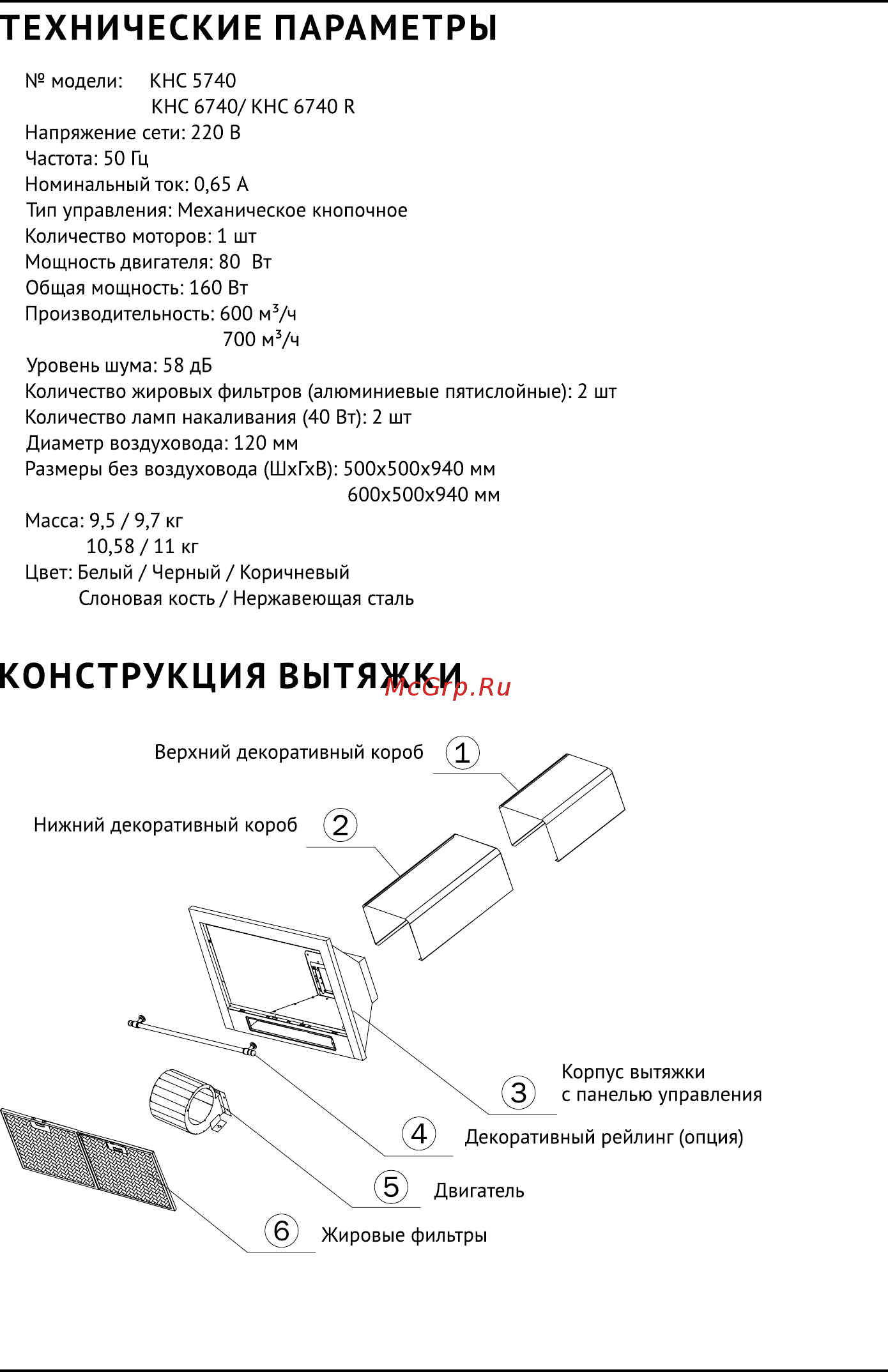 Korting KHC 6740 RI Инструкция по эксплуатации онлайн [4/12] 254725