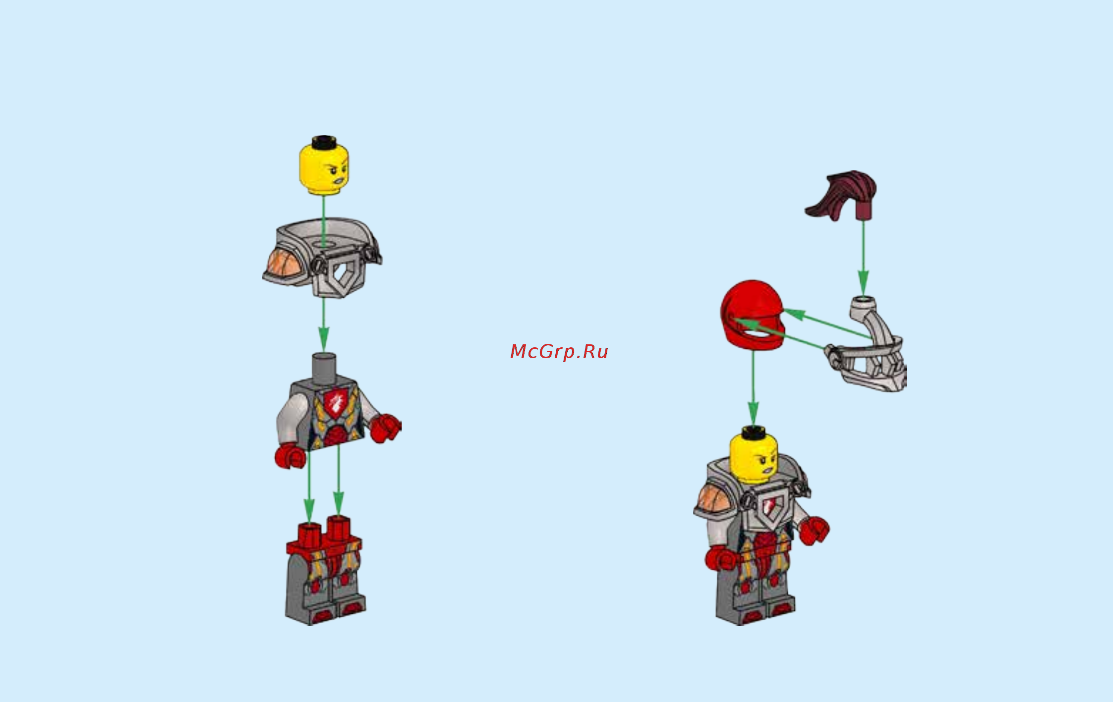 Lego nexo knights 70319 молниеносная машина мэйси Инструкция по эксплуатации онлайн [3/40] 183491