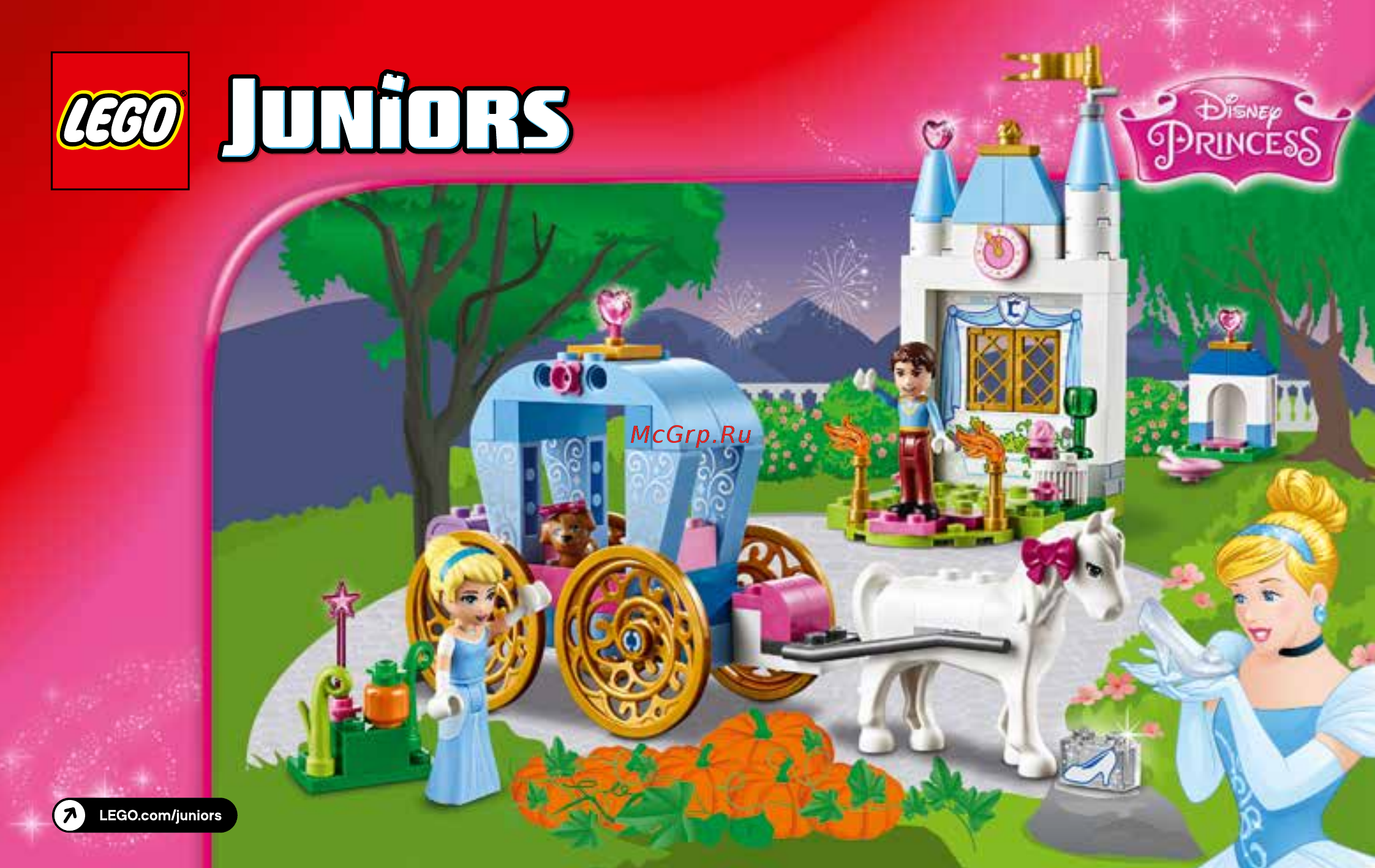 Lego juniors 10729 карета золушки Инструкция по эксплуатации онлайн