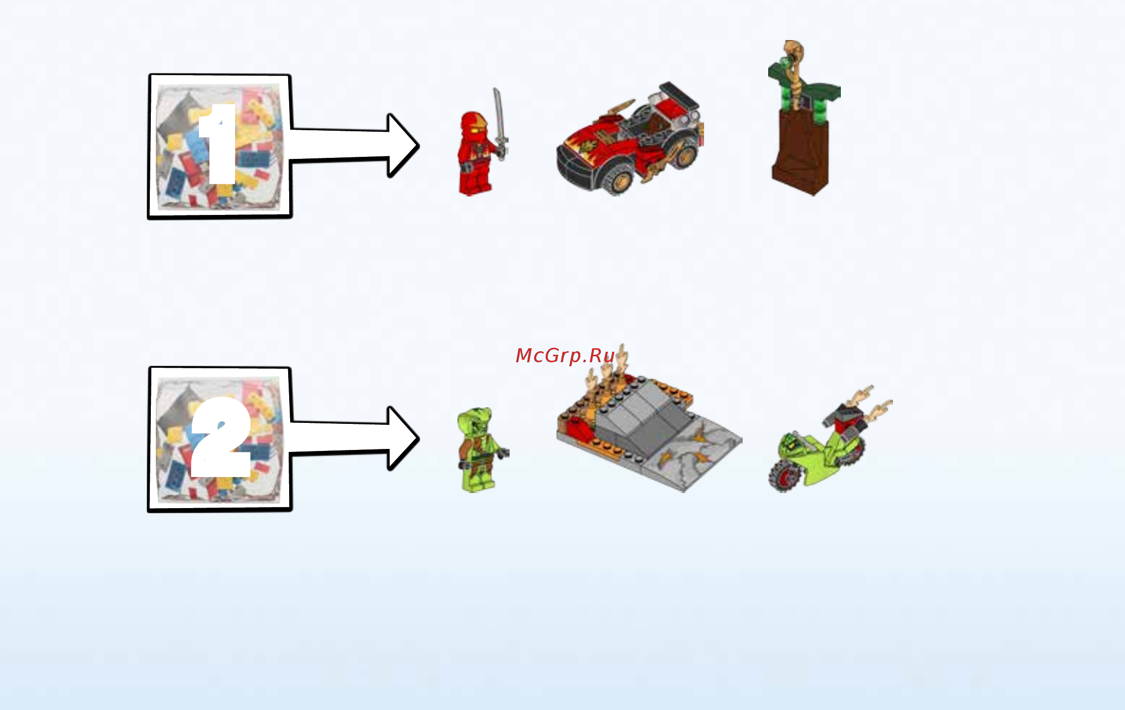 Lego juniors 10722 схватка со змеями Инструкция по эксплуатации онлайн [3/40] 183501