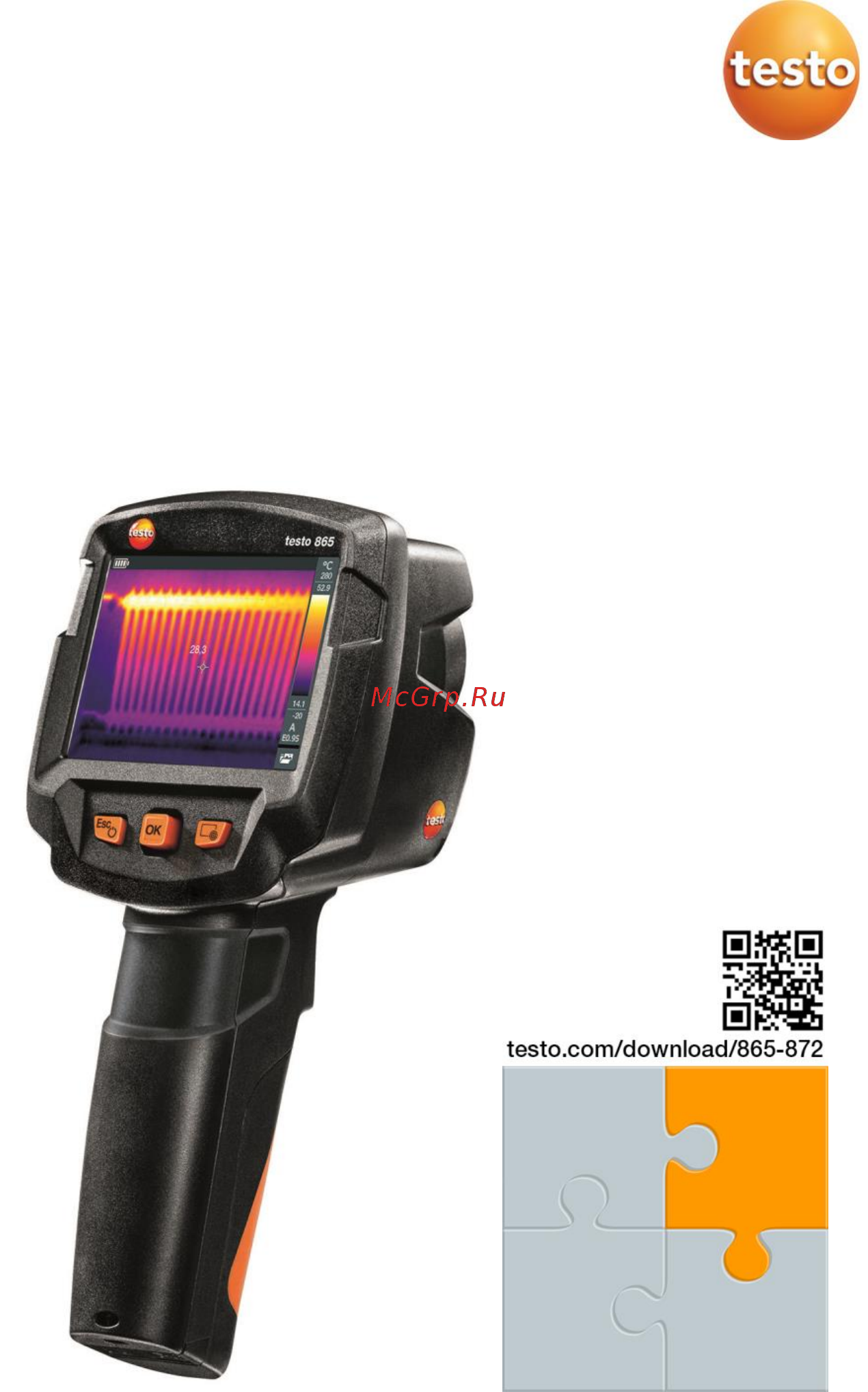 Testo 865 Руководство пользователя онлайн