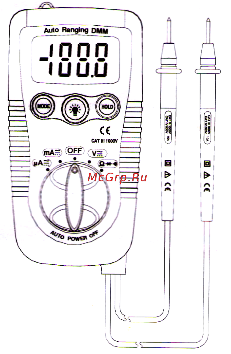 CEM Instruments DT-118 Инструкция по эксплуатации онлайн