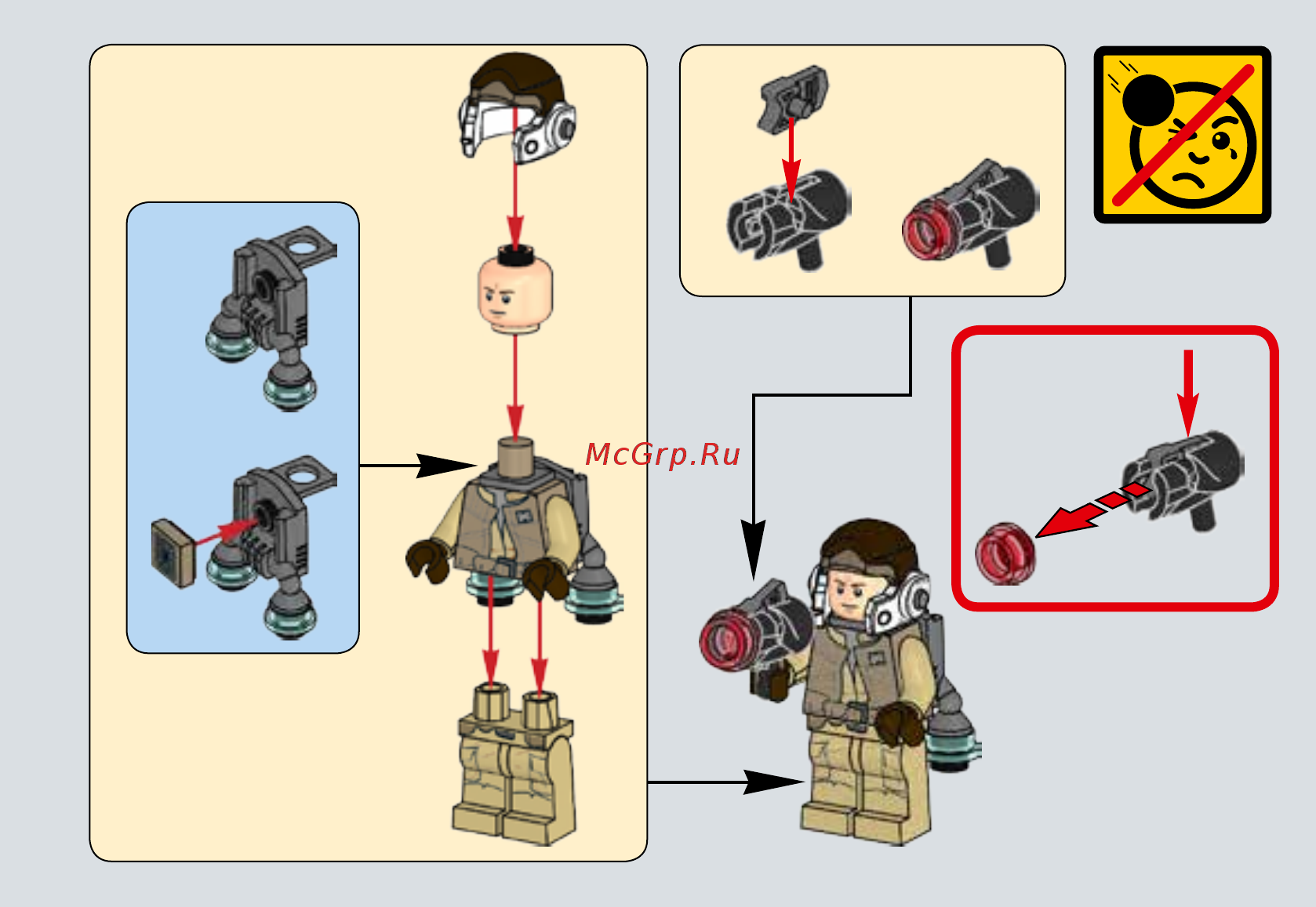Lego sw 75133 боевой набор повстанцев Инструкция по эксплуатации онлайн [3/32] 183625