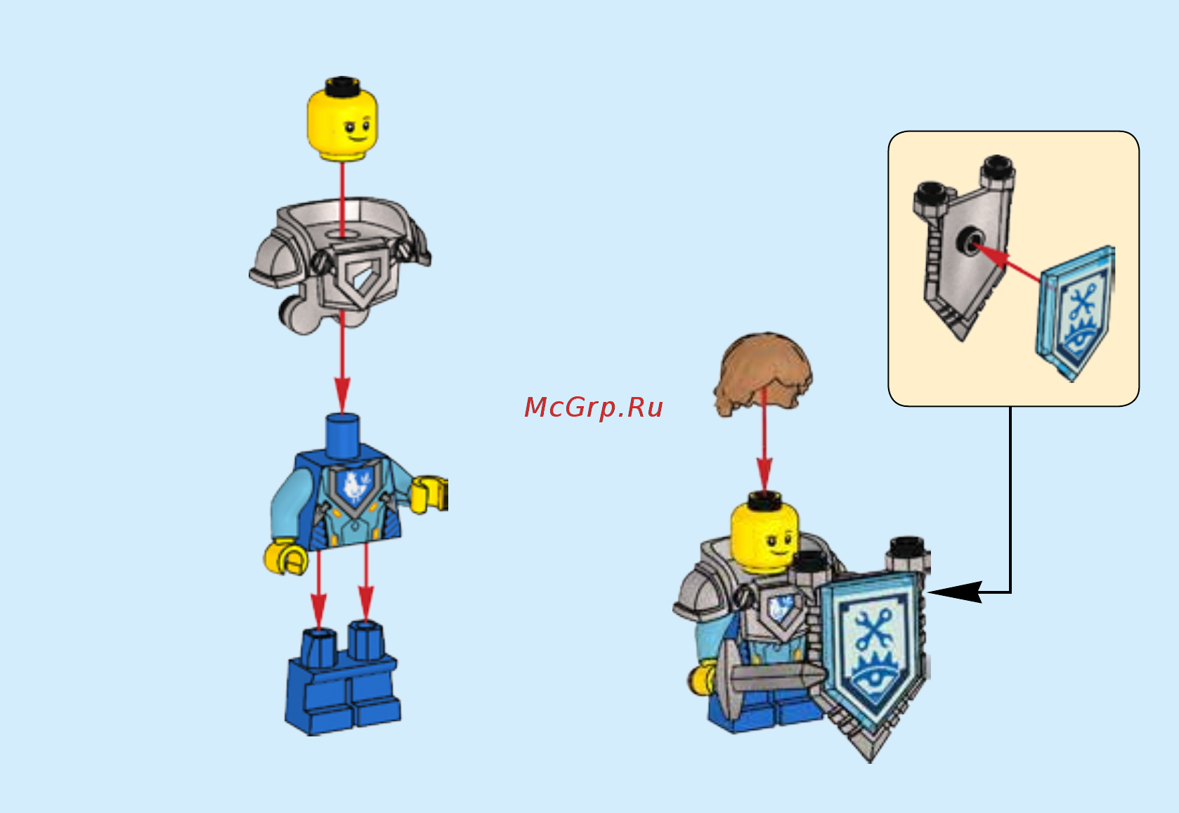 Lego nexo knights 70333 робин – абсолютная сила Инструкция по эксплуатации онлайн [3/40] 183632