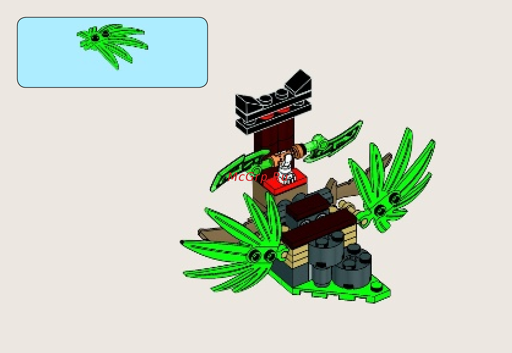 Lego ninjago 70752 ловушка в джунглях Инструкция по эксплуатации онлайн [18/24] 183687