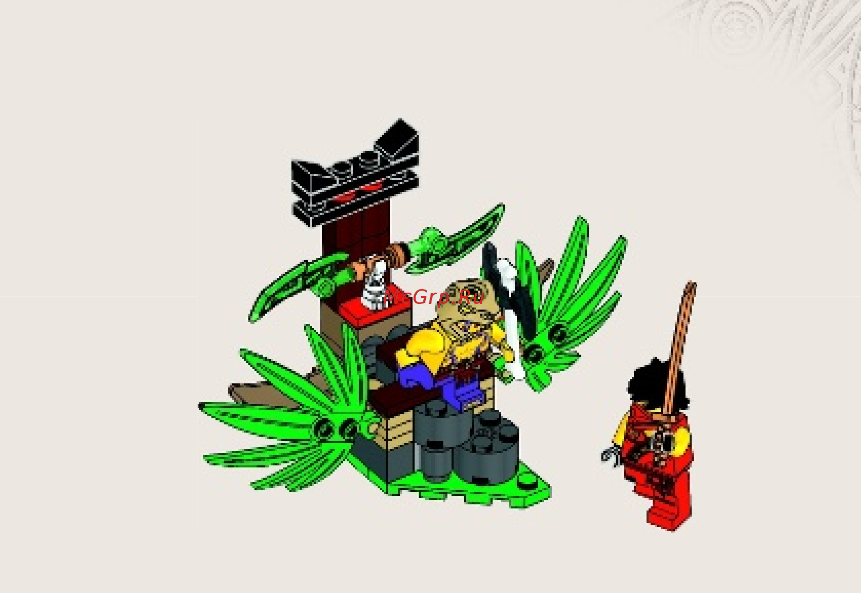 Lego ninjago 70752 ловушка в джунглях Инструкция по эксплуатации онлайн [19/24] 183687