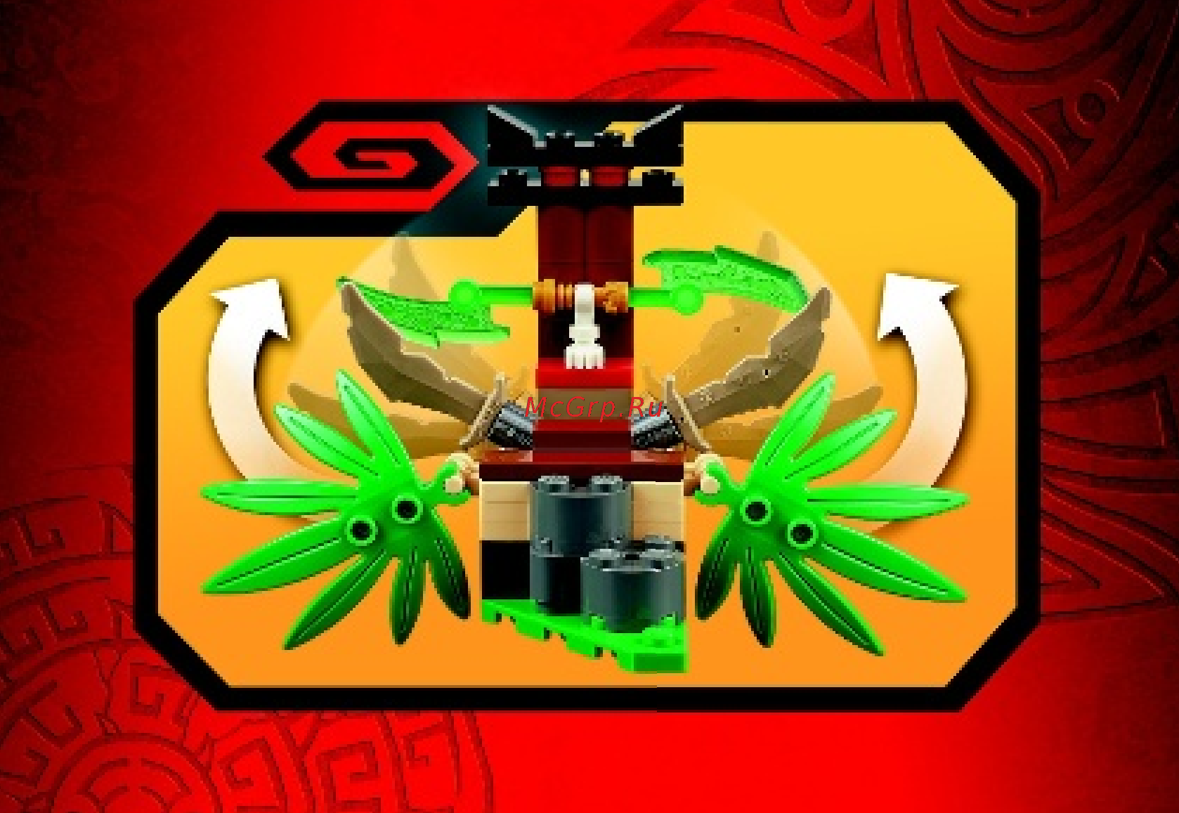 Lego ninjago 70752 ловушка в джунглях Инструкция по эксплуатации онлайн [21/24] 183687