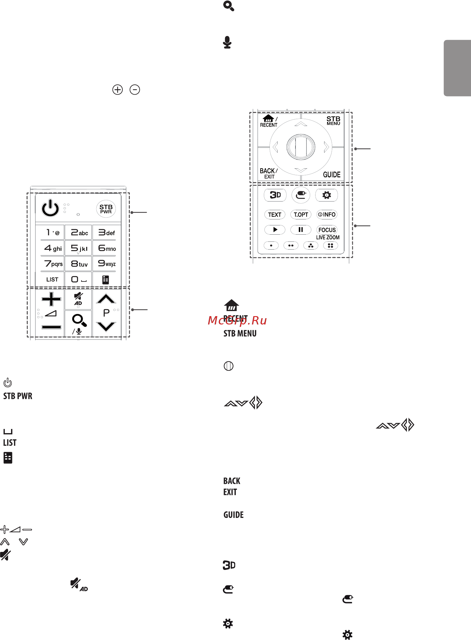LG oled65c6v [23/48] Условия использования пульта ду magic