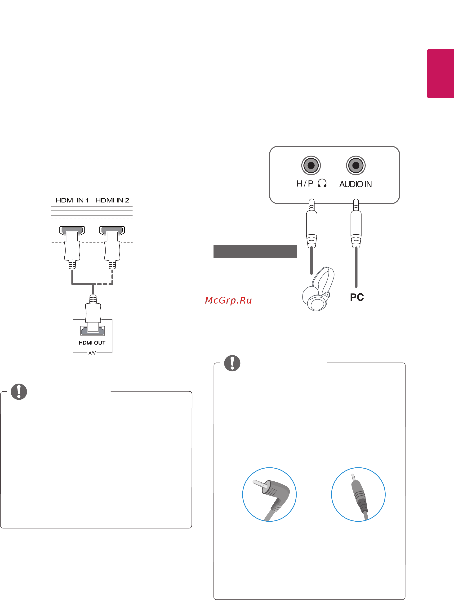 LG 24mp88hv [15/35] Подключение к a v устройствам