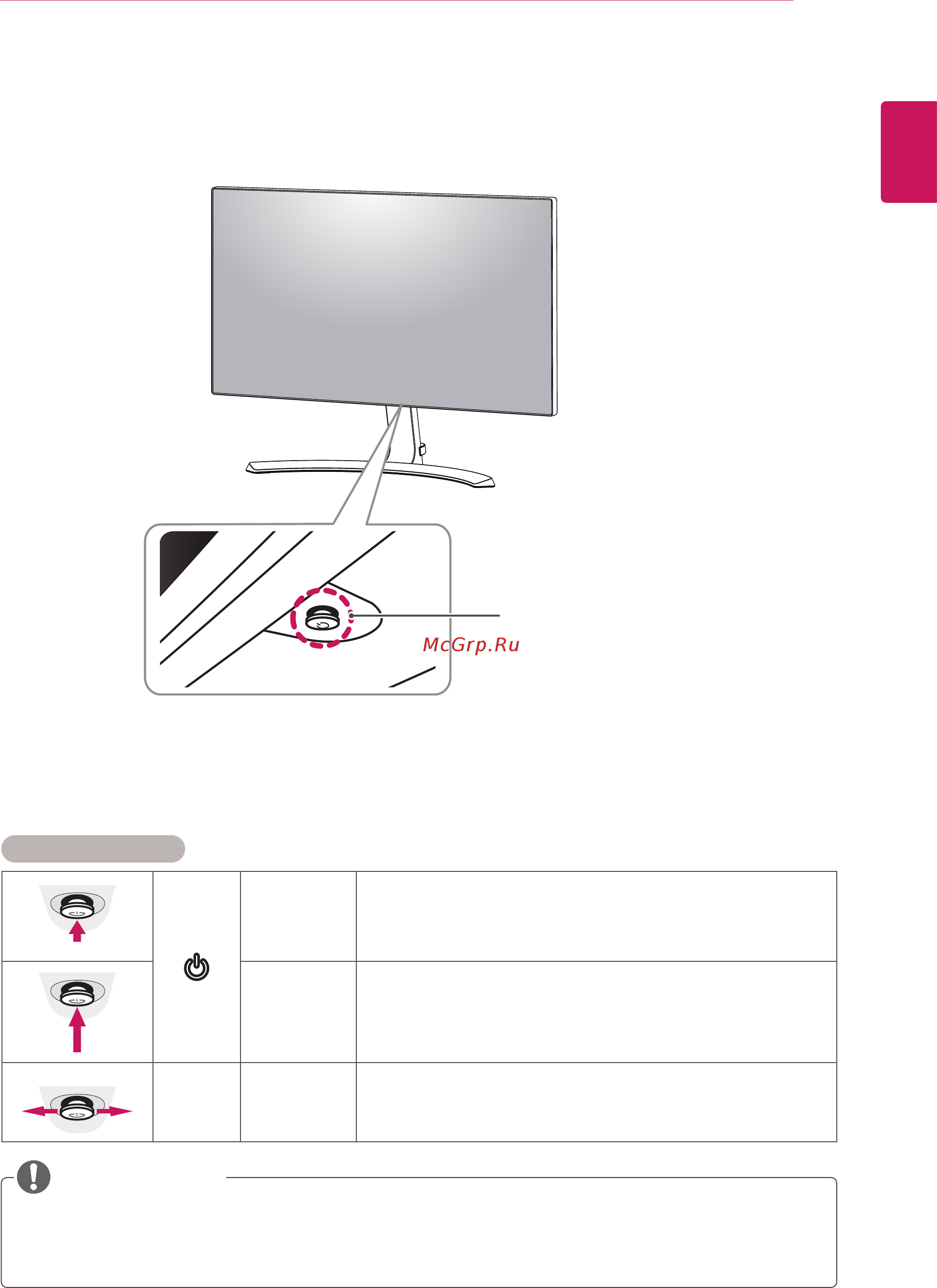 LG 24mp88hv [5/35] Описание компонентов и кнопок