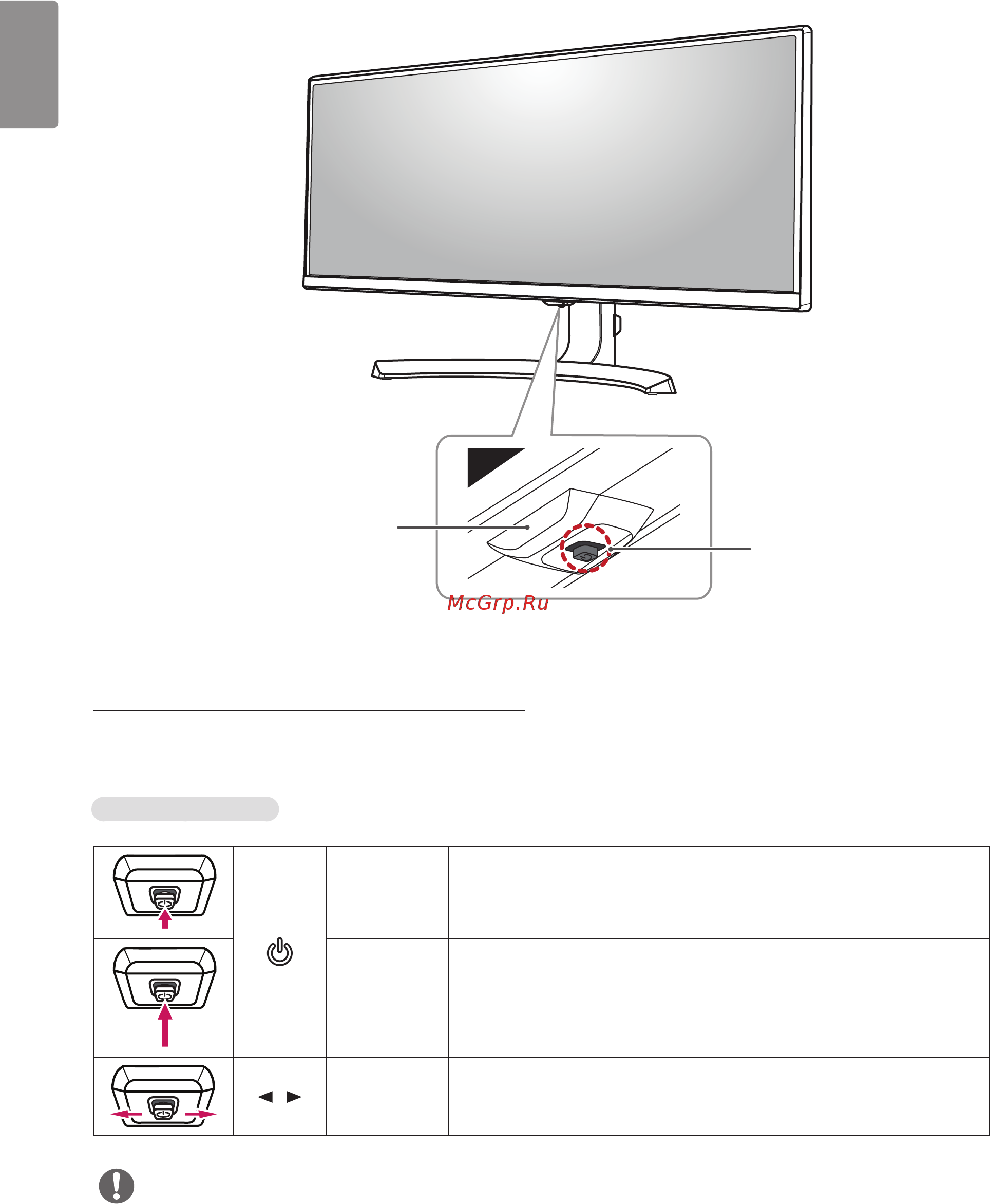 LG 34um88c [6/35] Описание продукта и функций кнопок