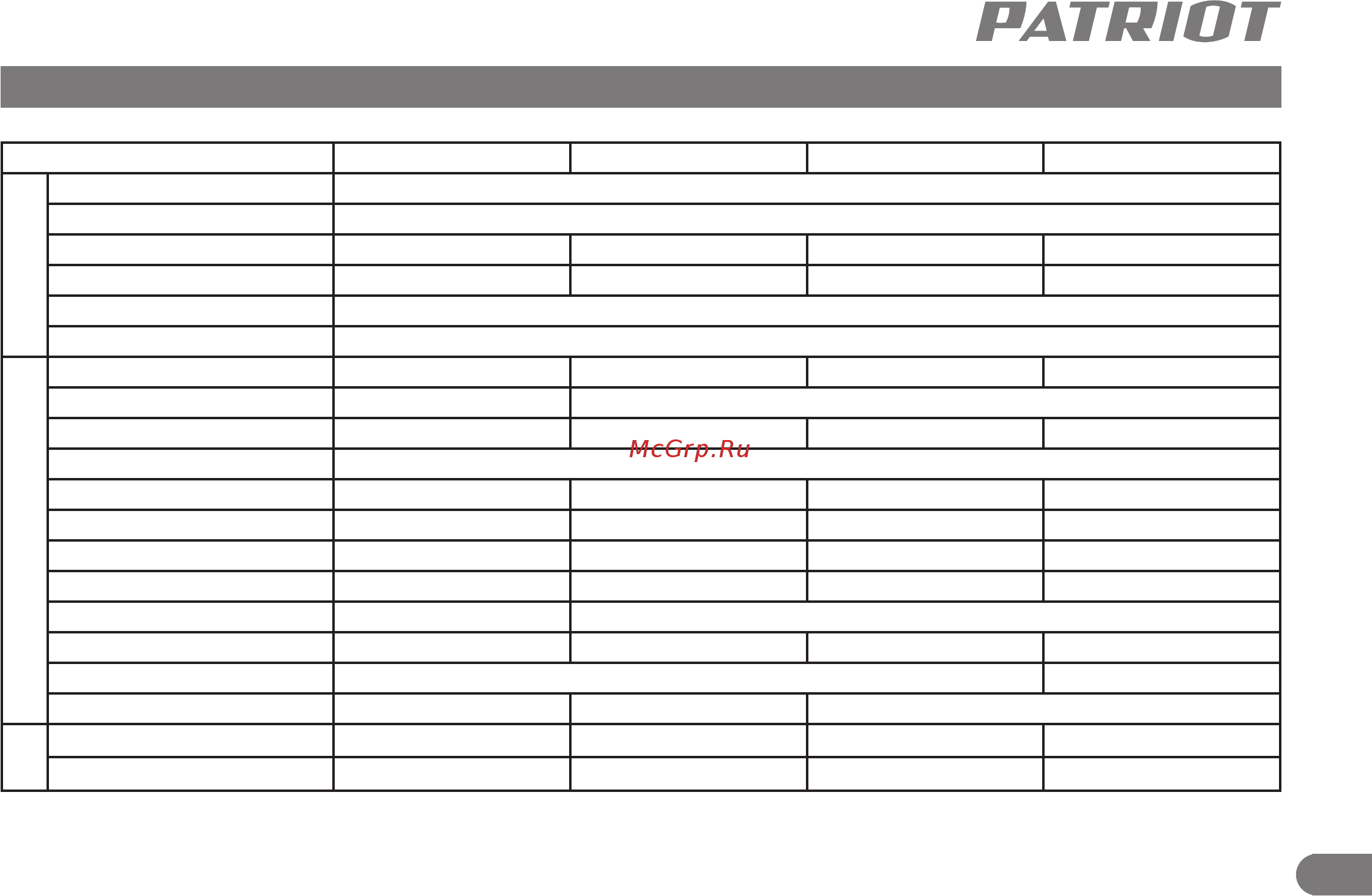 Patriot MaxPower SRGE 1000iT [4/25] Технические характеристики