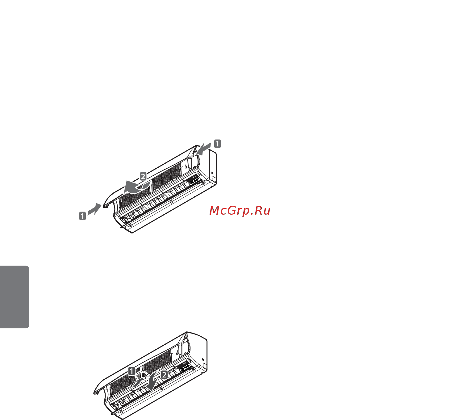 LG s12swc/s12wuc [98/101] Чыстка паветранага фільтра
