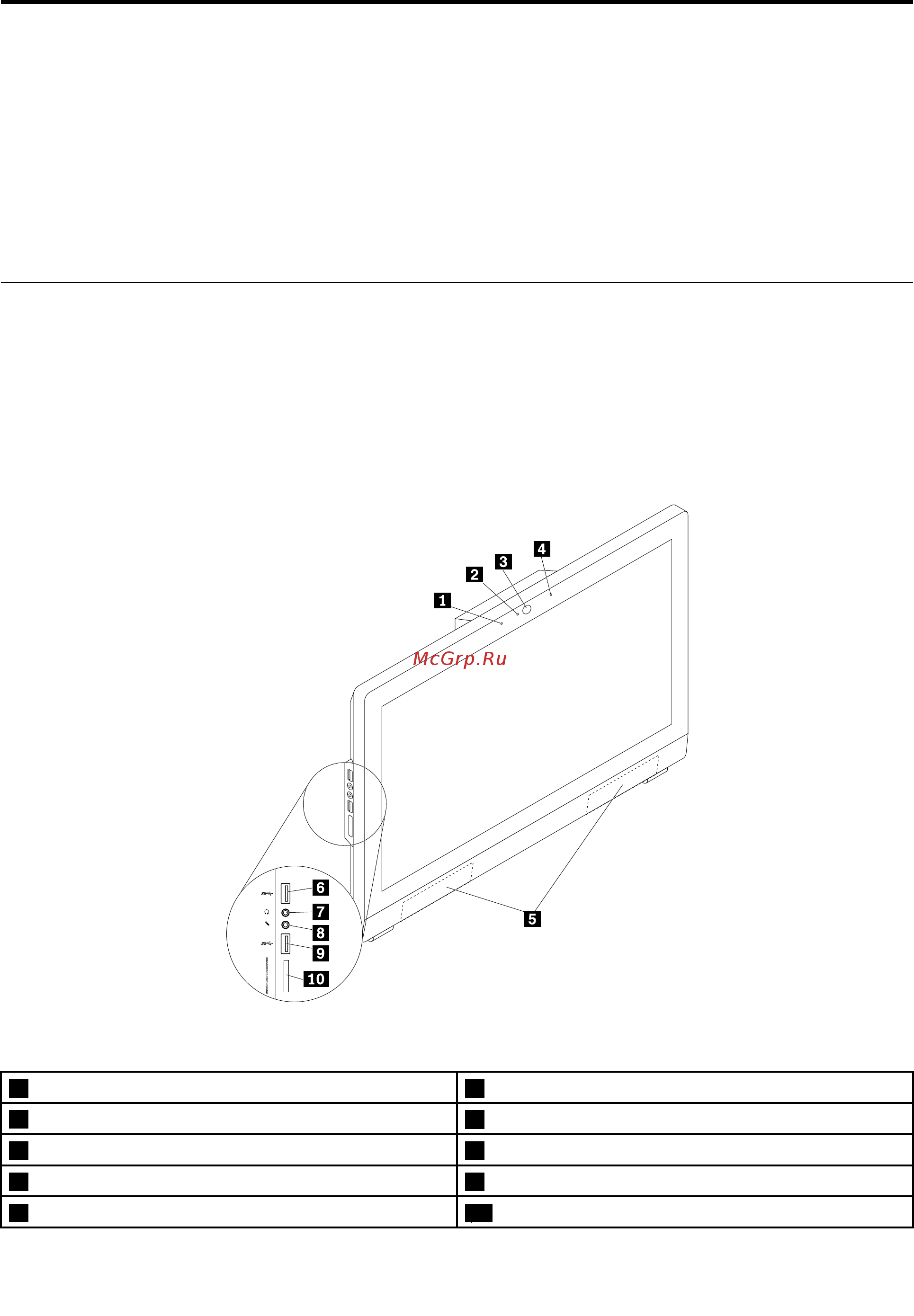 Lenovo ThinkCentre S200z, 10HA000YRU [11/88] Расположение аппаратных компонентов