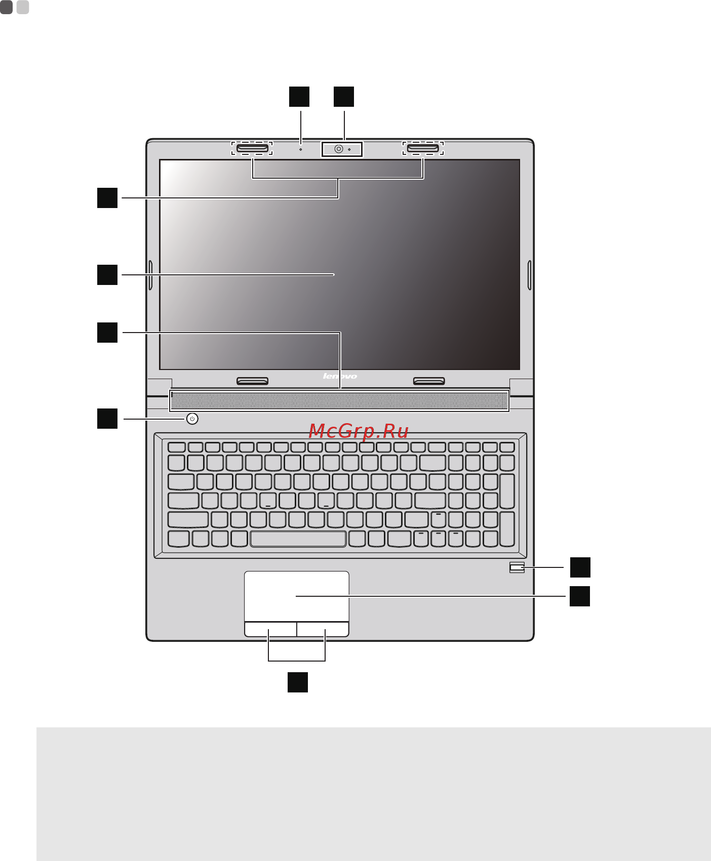 Lenovo ideapad 305, 80nj00r5rk [7/49] Глава 1 общий обзор компьютера