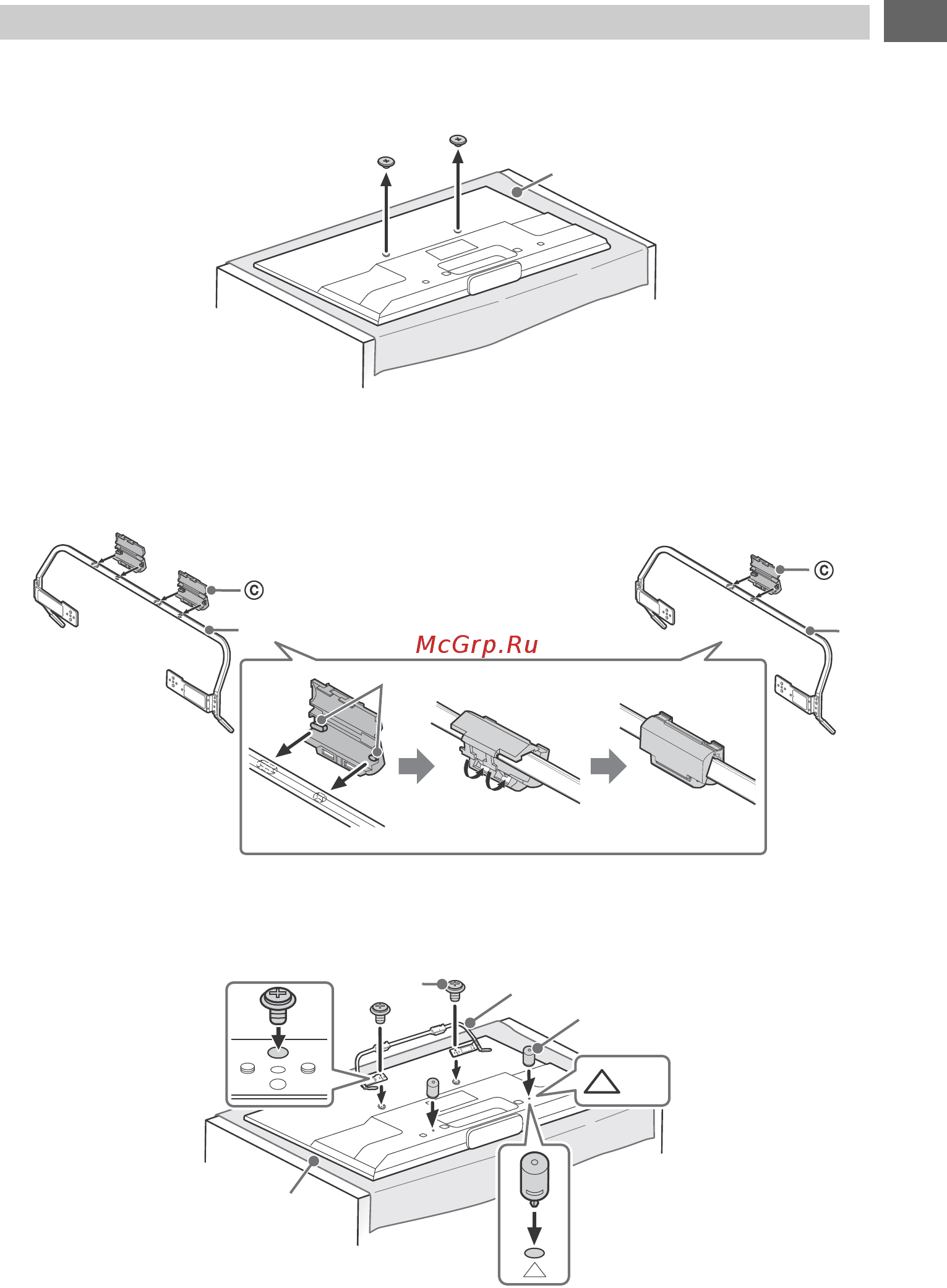 Sony KDL-42W805B [11/376] Preparing for the installation of the tv