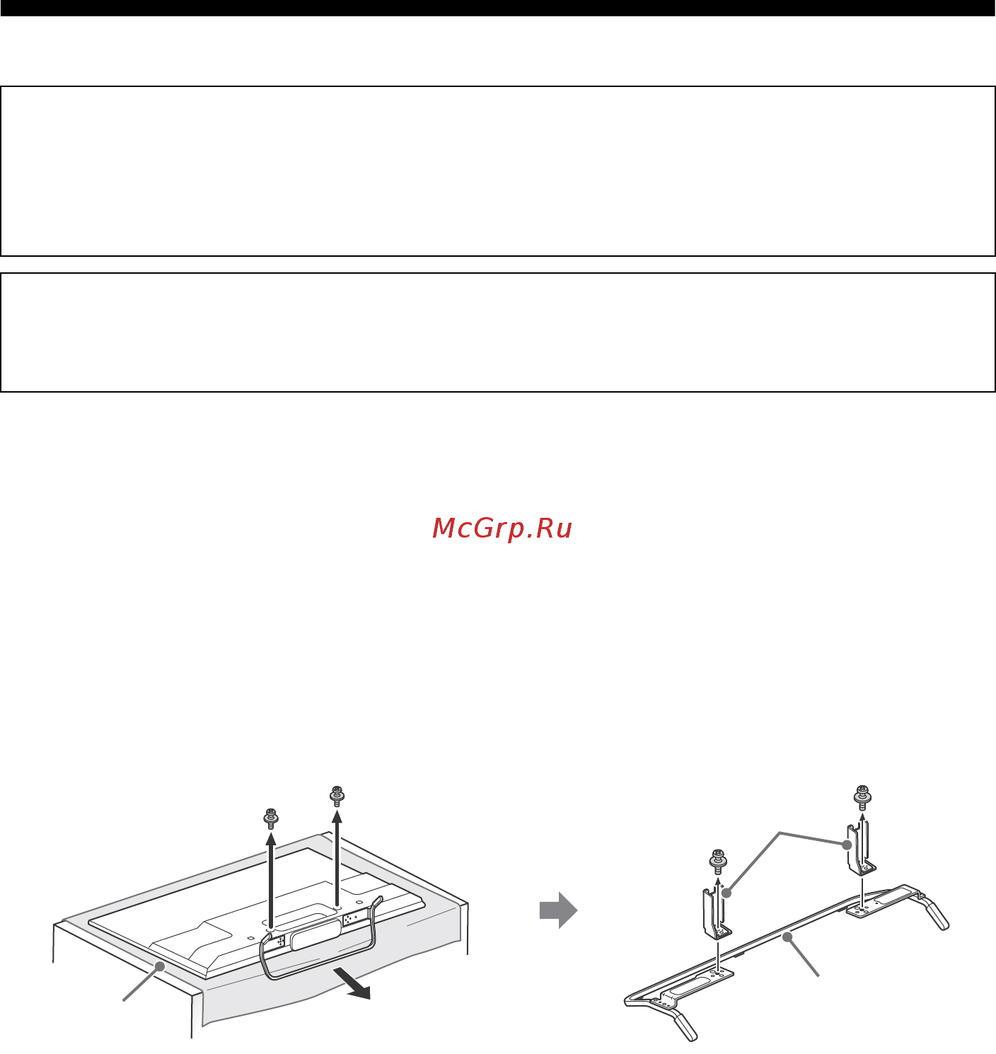 Sony KDL-50W815B [24/376] Pour séparer le support de table du téléviseur