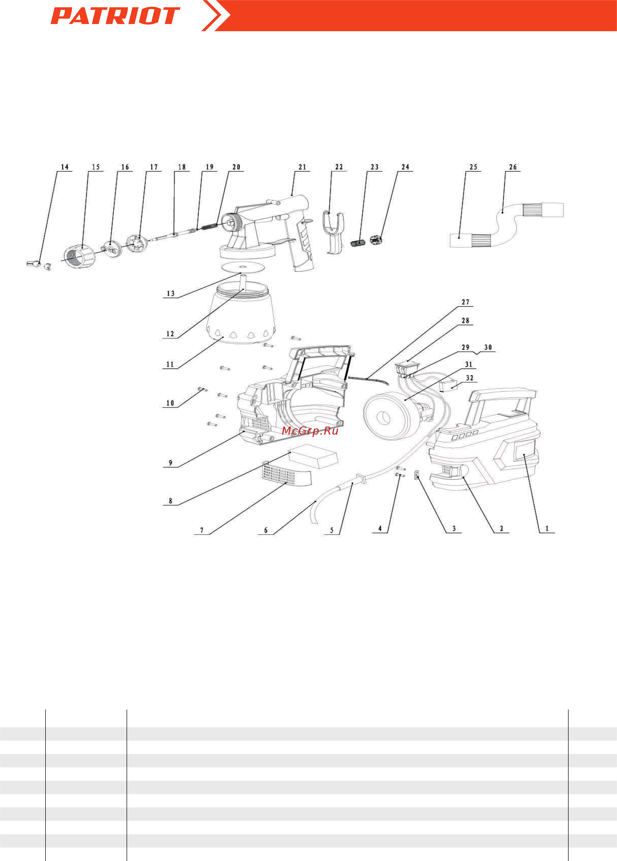 Patriot SG 550 [2/4] Краскопульт электрический
